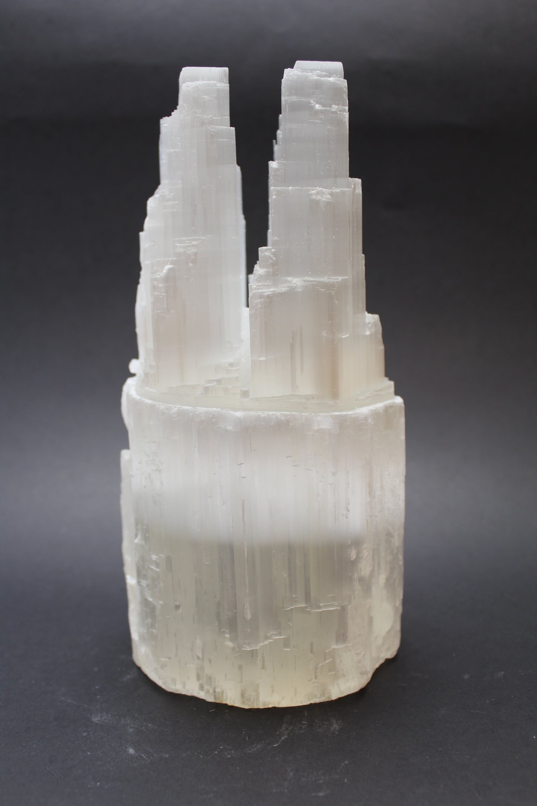 Selenit Lampe - Twin/Double - 20 cm