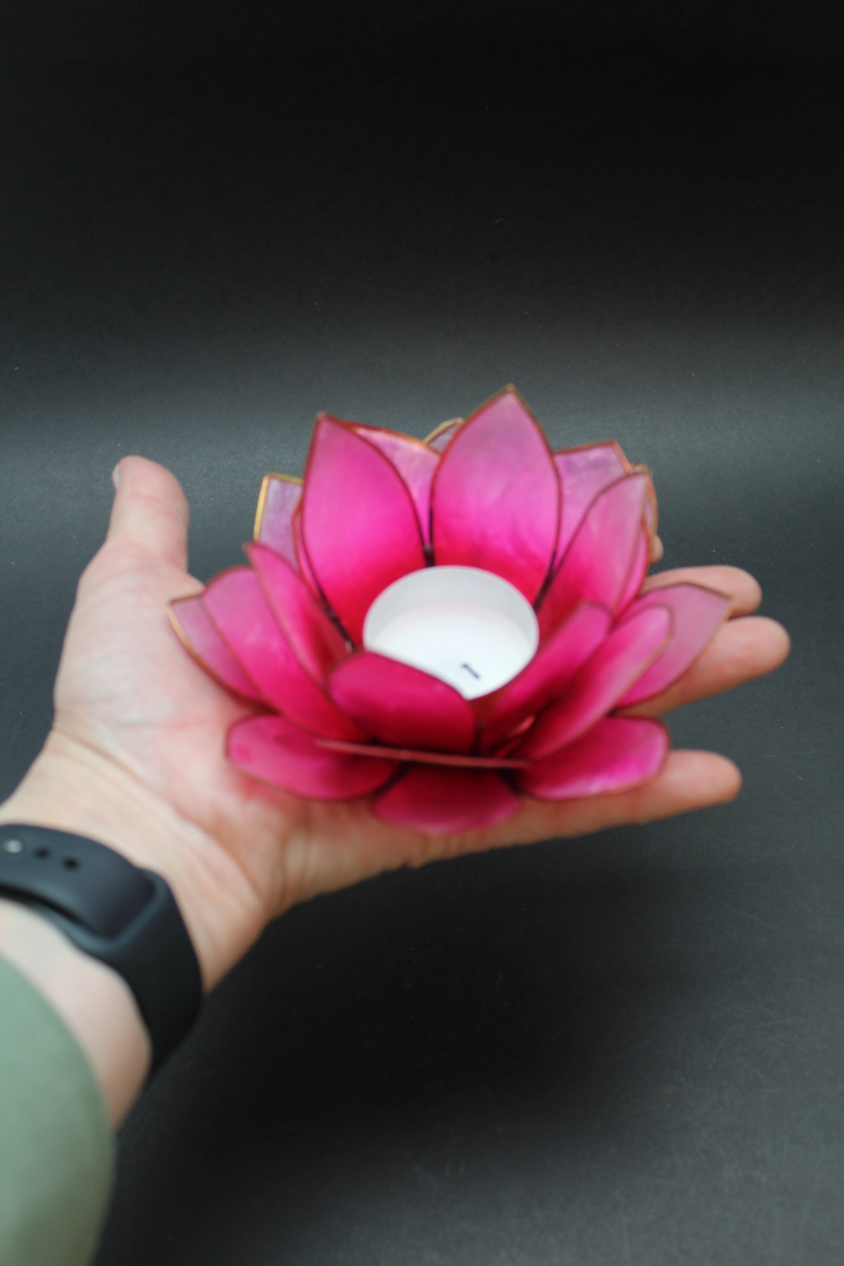 Lotus Fyrfadsstage