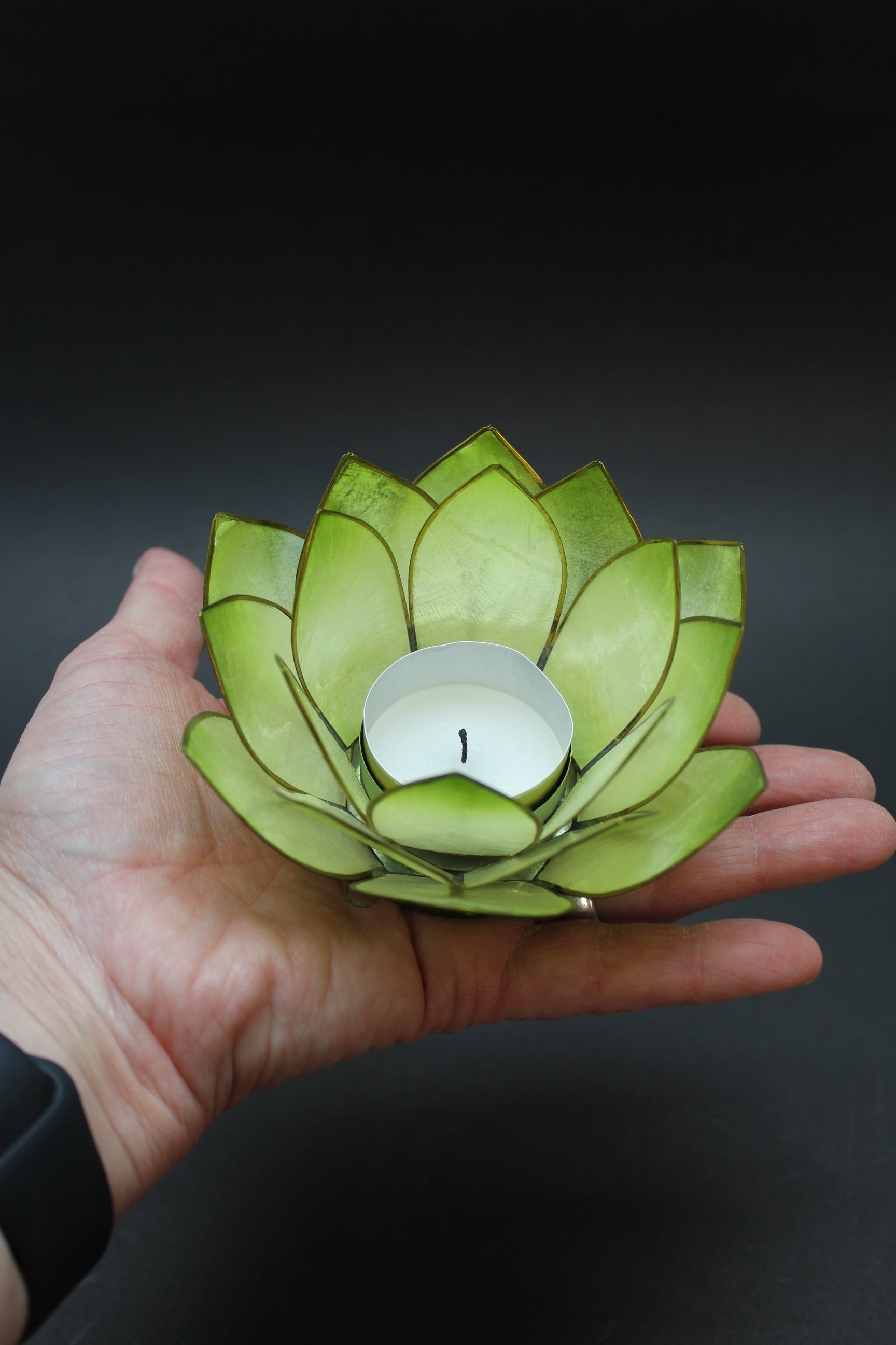 Lotus Fyrfadsstage
