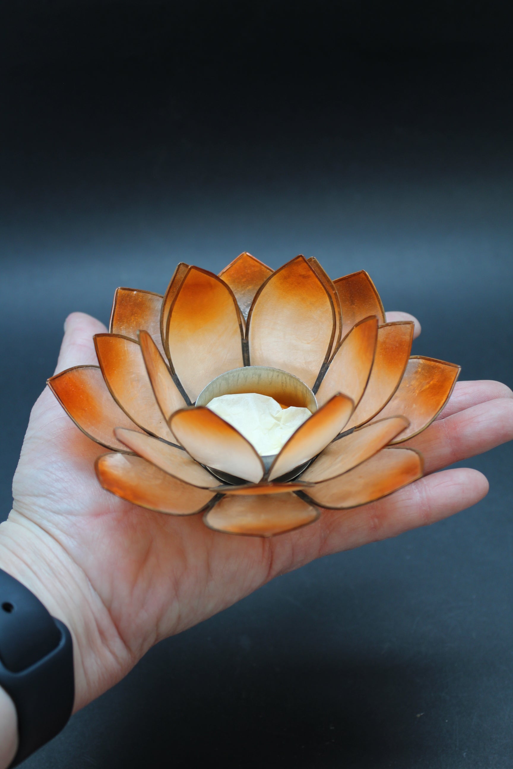 Lotus Fyrfadsstage