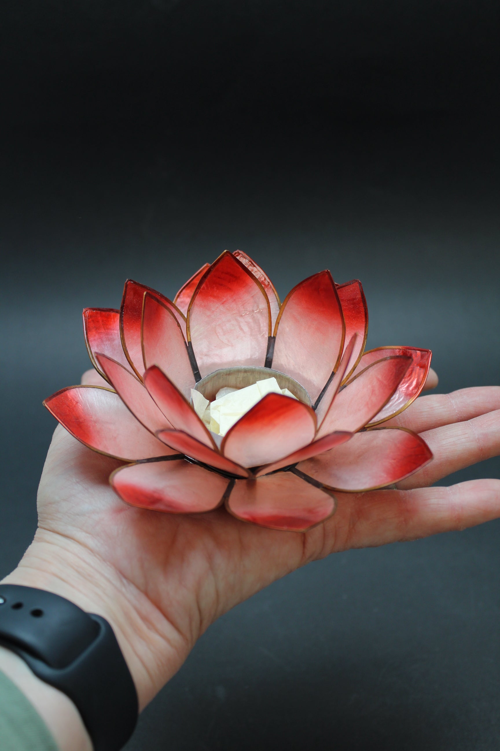 Lotus Fyrfadsstage