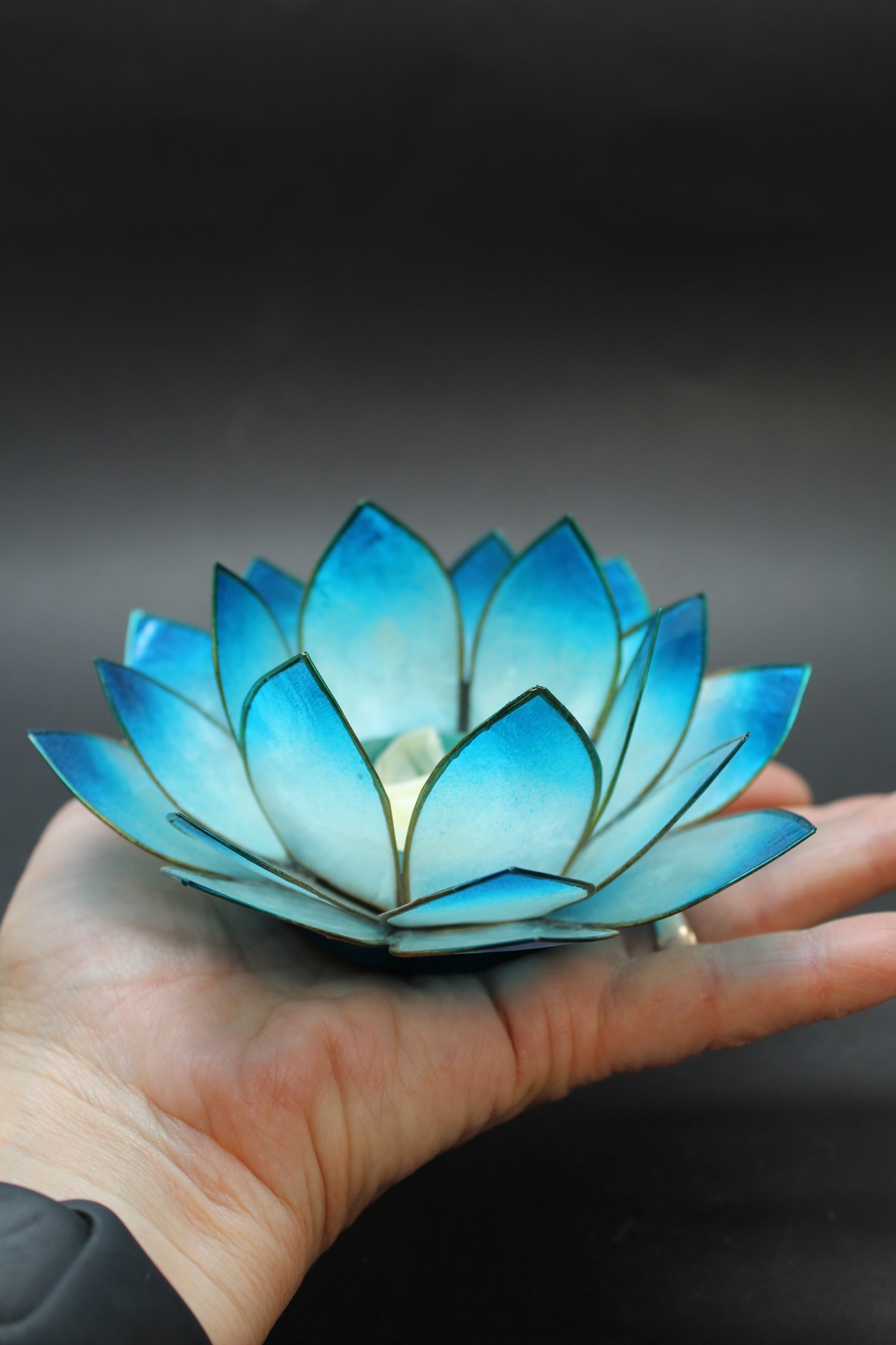 Lotus Fyrfadsstage