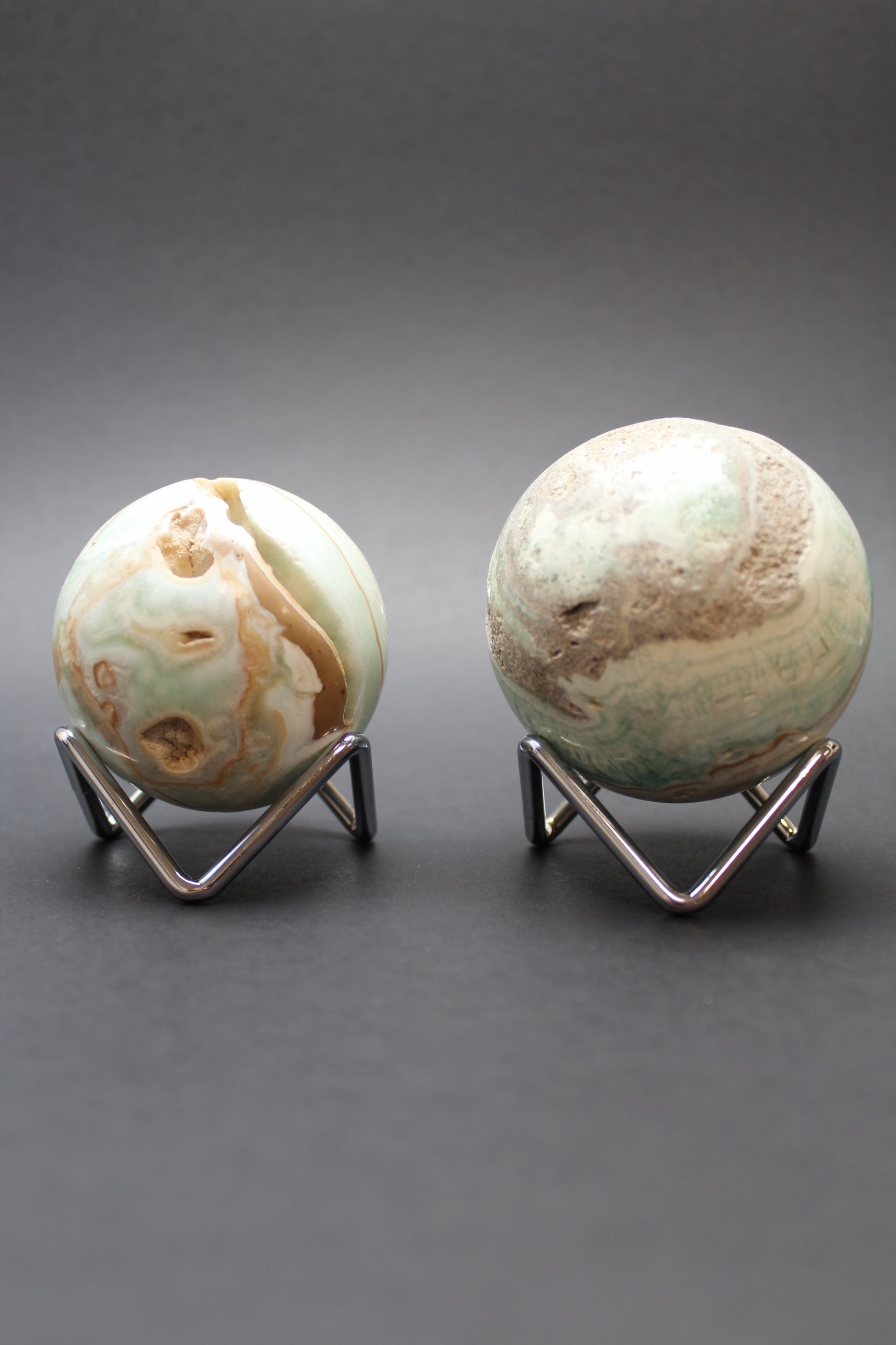 Metalholder til Krystalkugler - 4x4cm