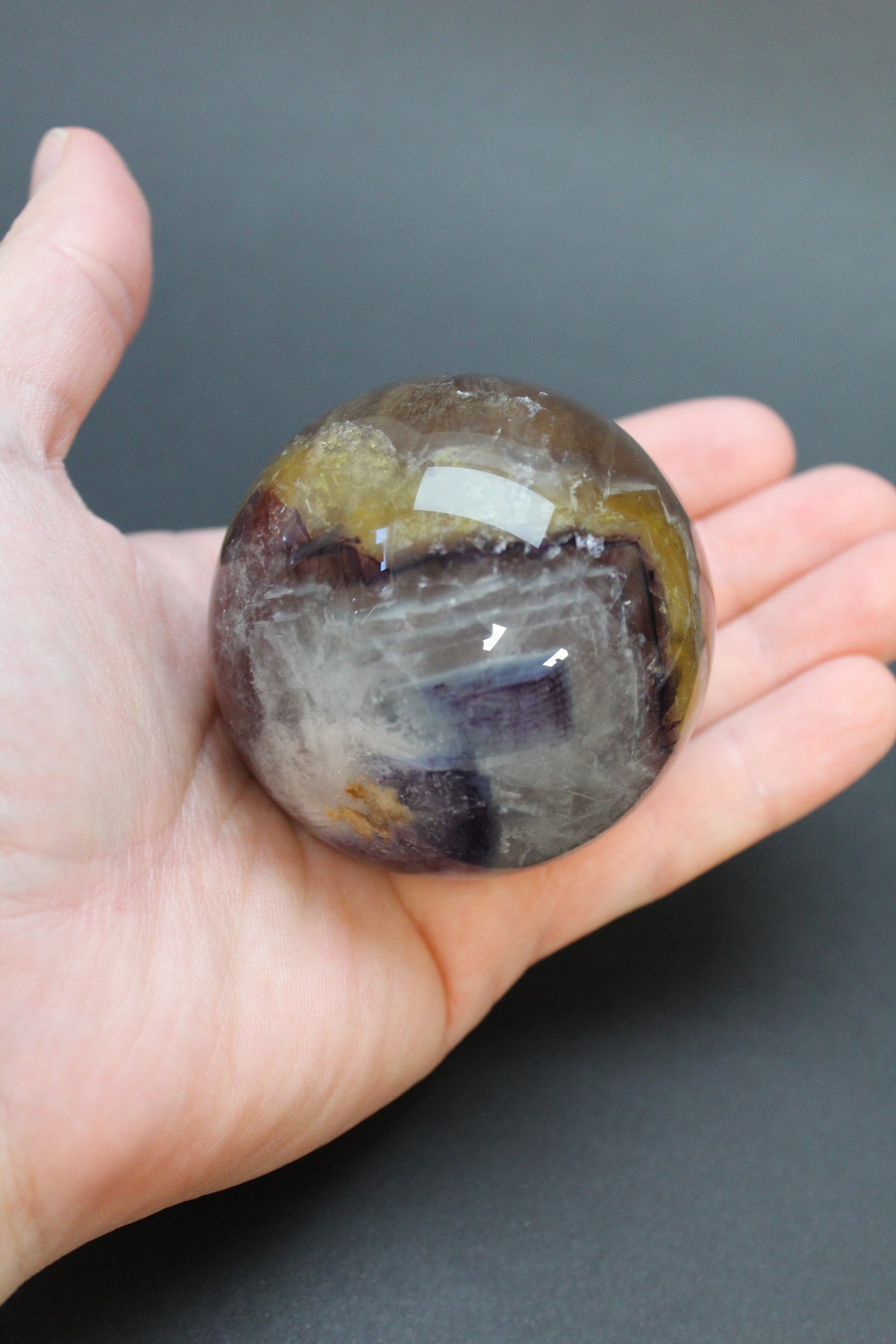 Fluorit Kugle - Nr. 2