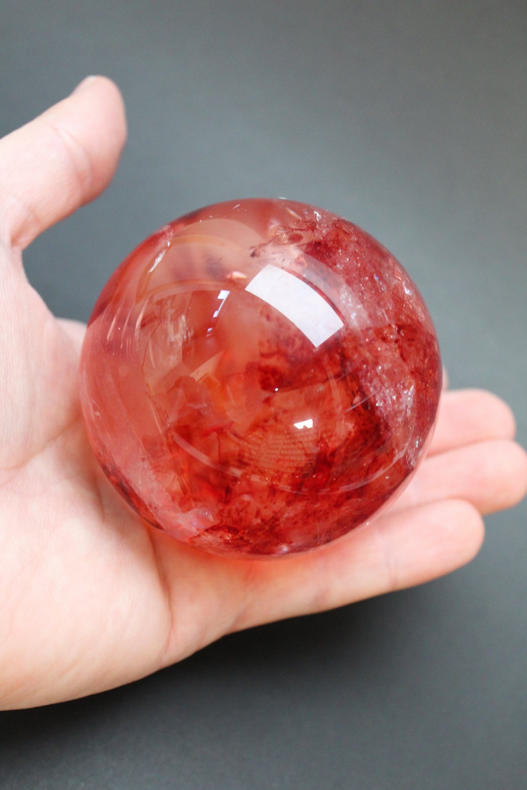 Hæmatit Kvarts Kugle - Nr. 1