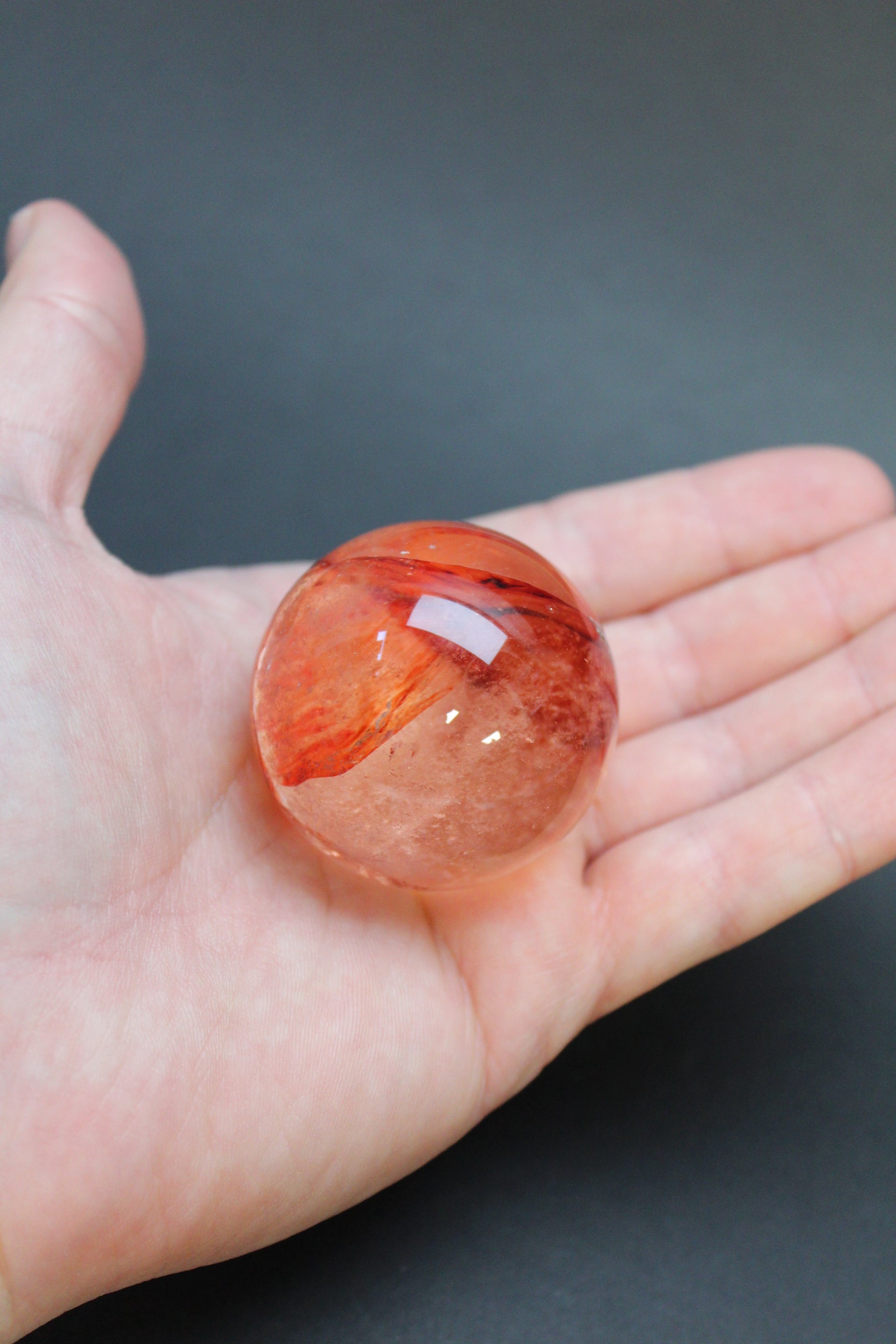 Hæmatit Kvarts Kugle - Nr. 6