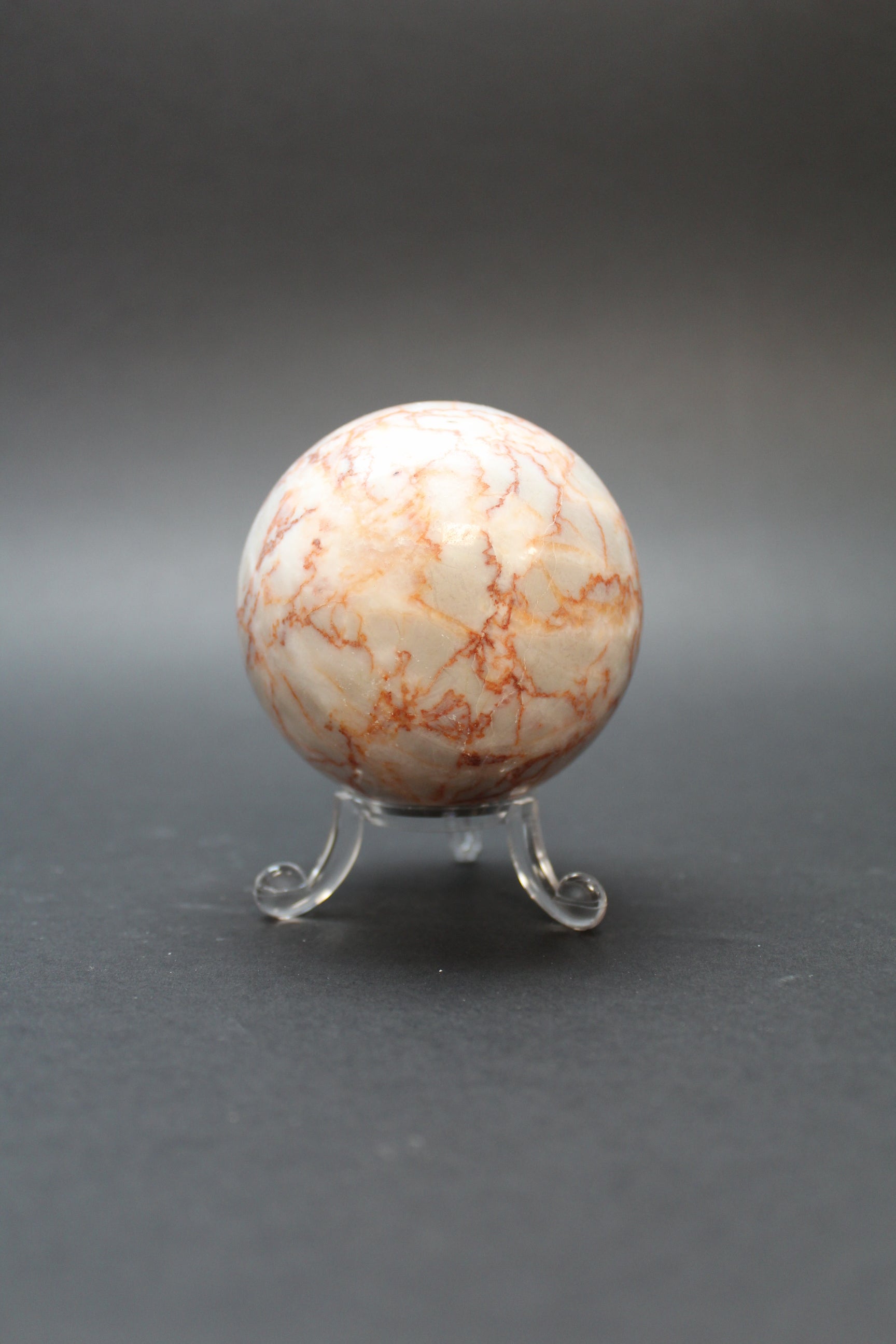 Red Marble Kugle - Nr. 1