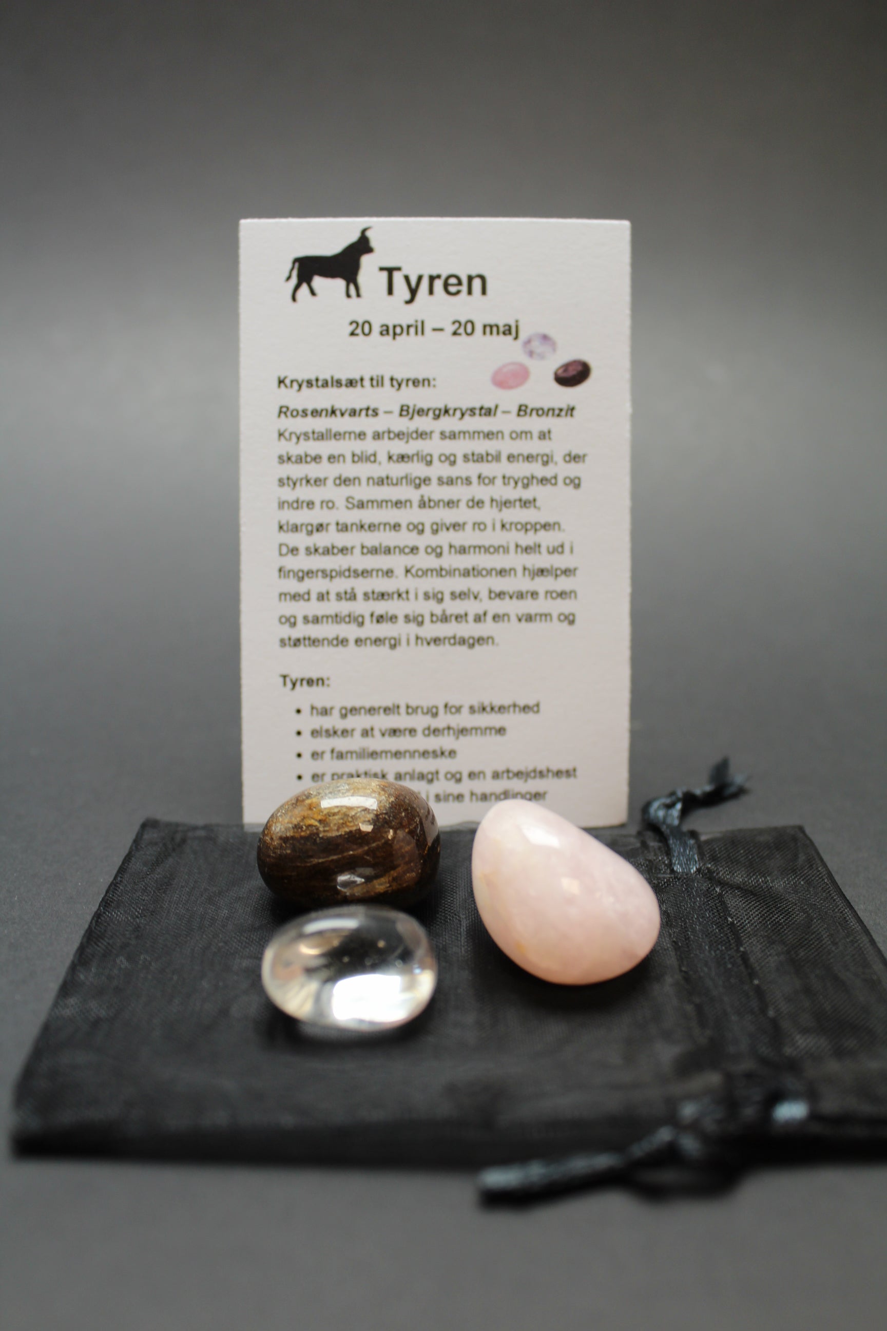 Stjernetegns Krystalsæt - Tyren