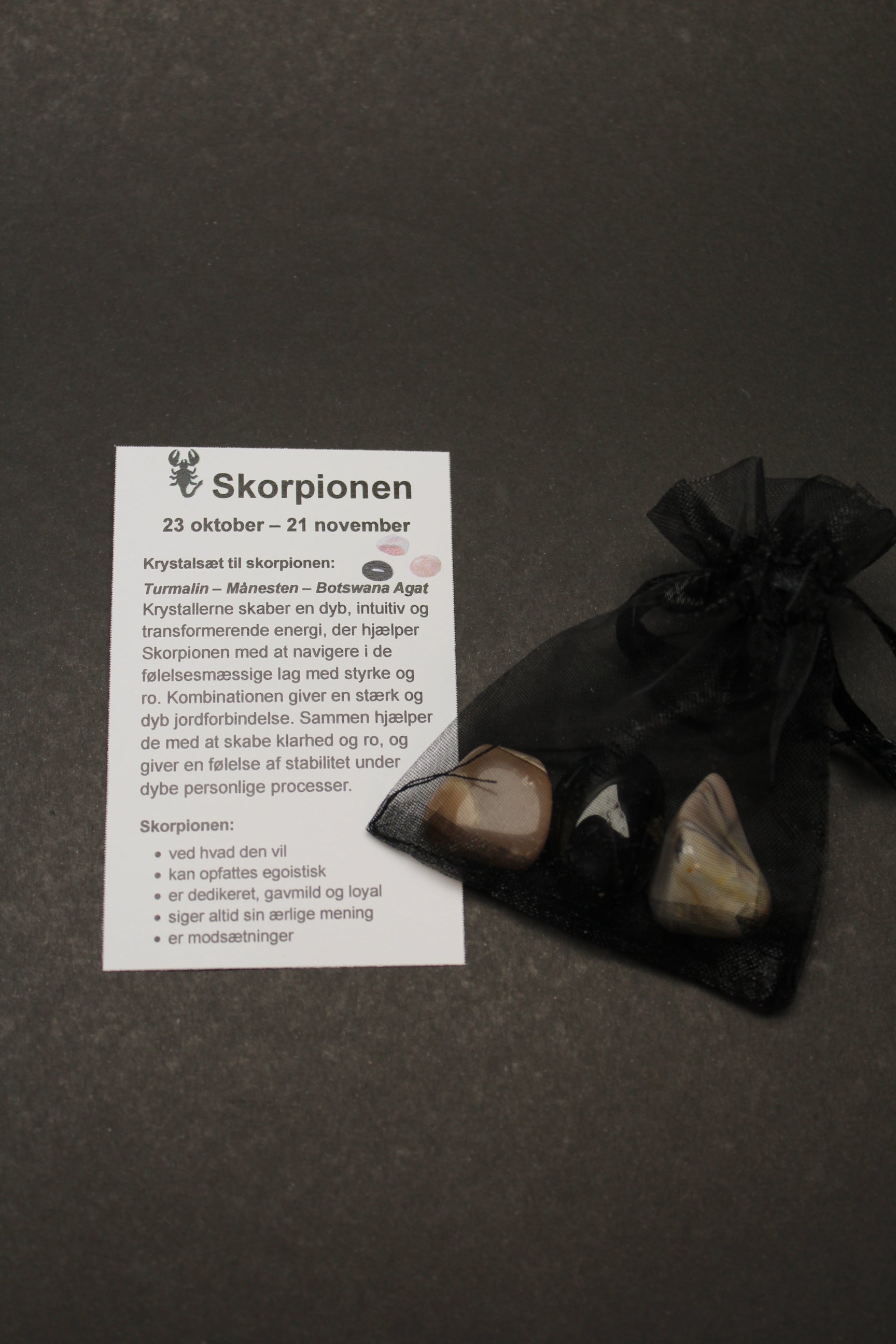 Stjernetegns Krystalsæt - Skorpionen