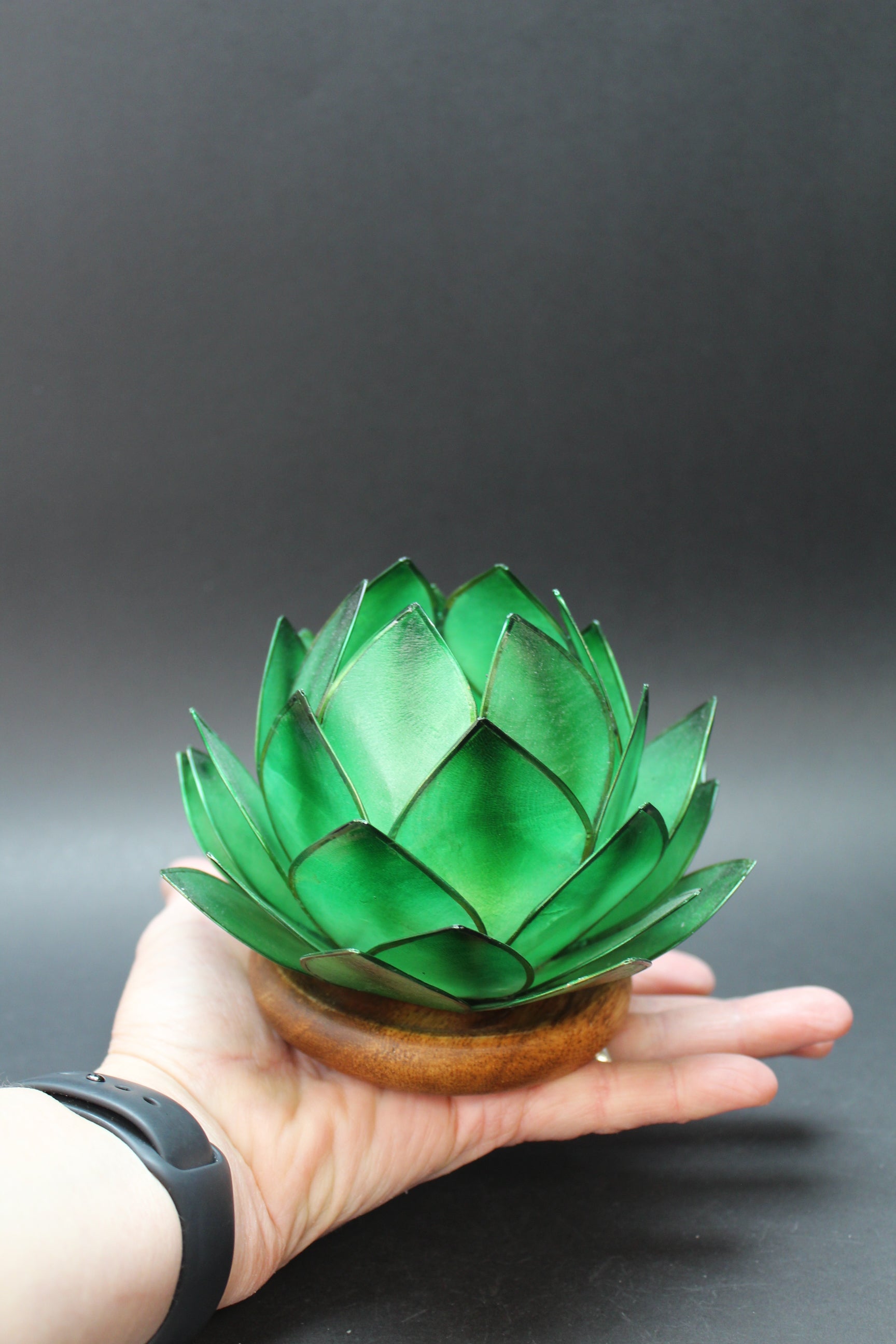 Lotus Fyrfadsstager Wood