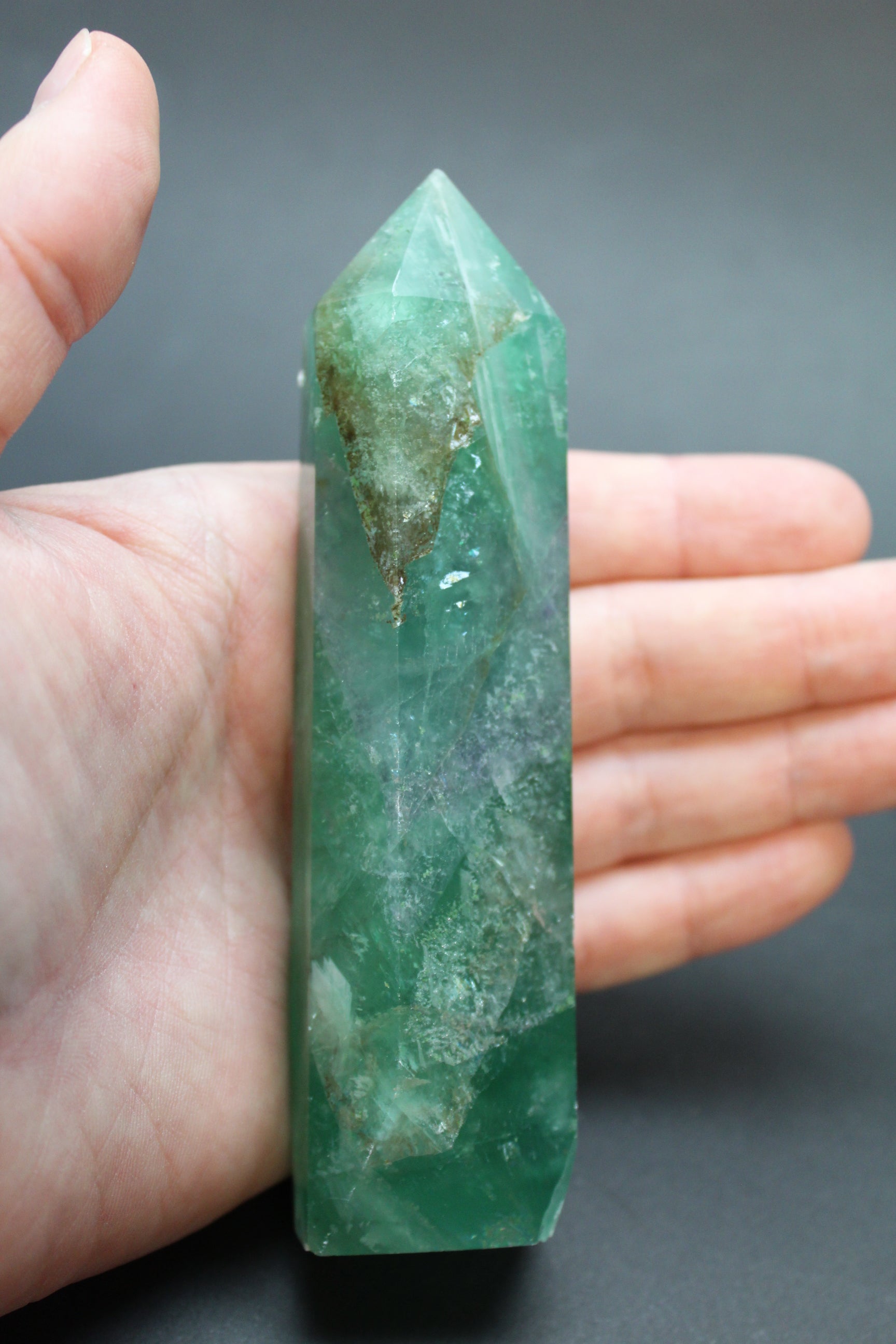 Fluorit Tårn - 13cm - 230g (Nr.2)