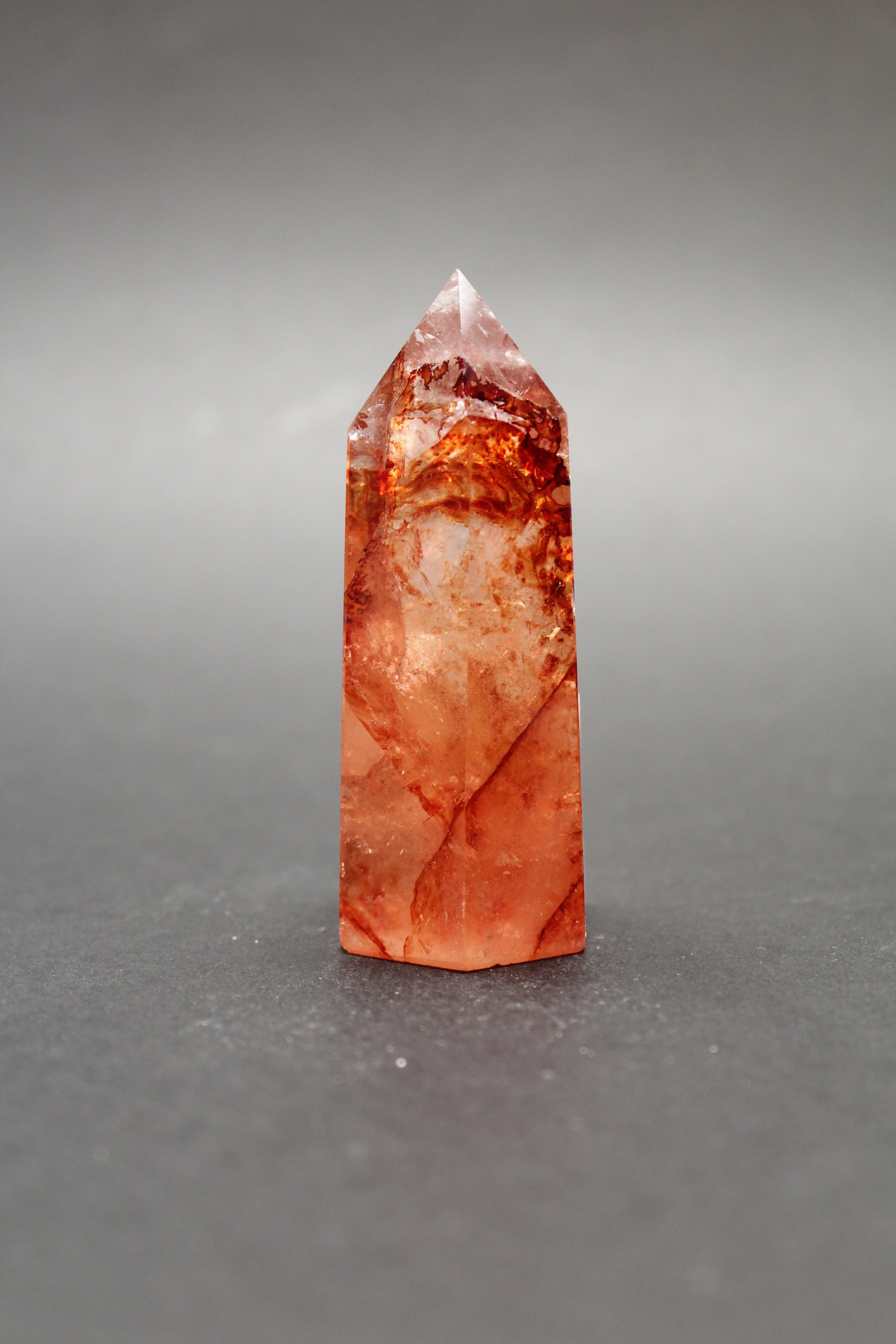 Hæmatit Kvarts Tårn - 9.5cm (Nr. 4)