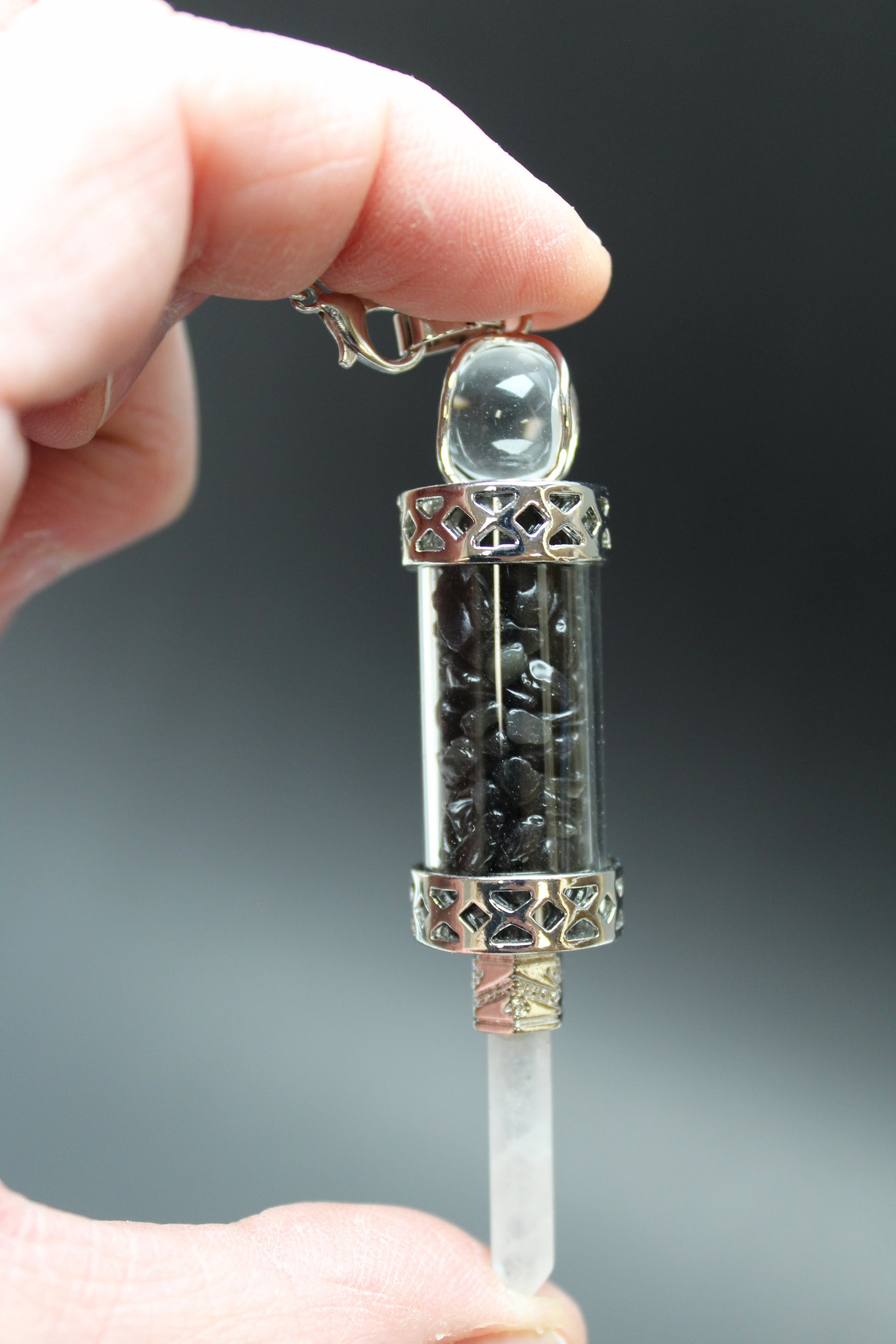 Pendul Obsidian/Bjergkrystal