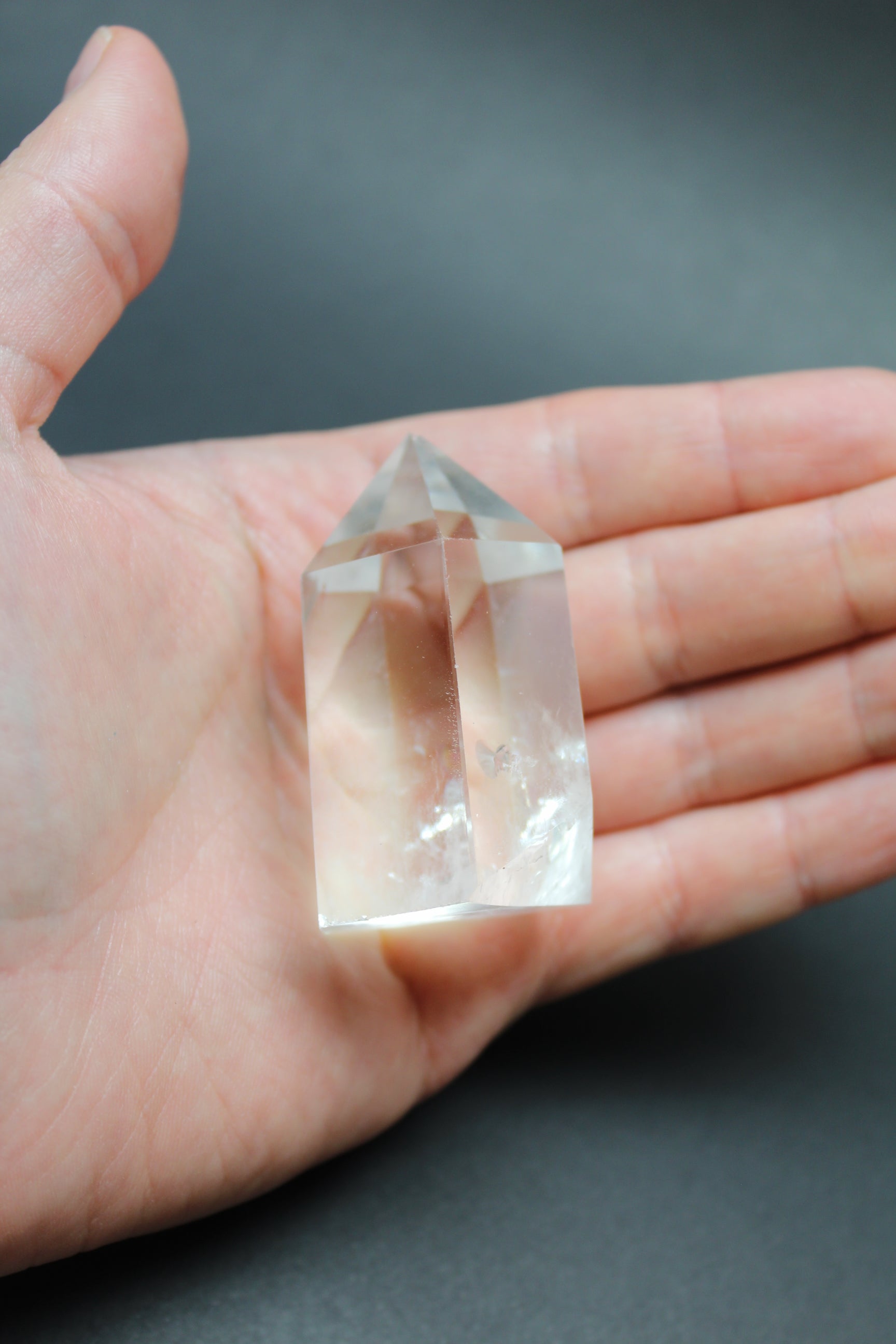 Bjergkrystal Spids - 6cm (Nr. 6)