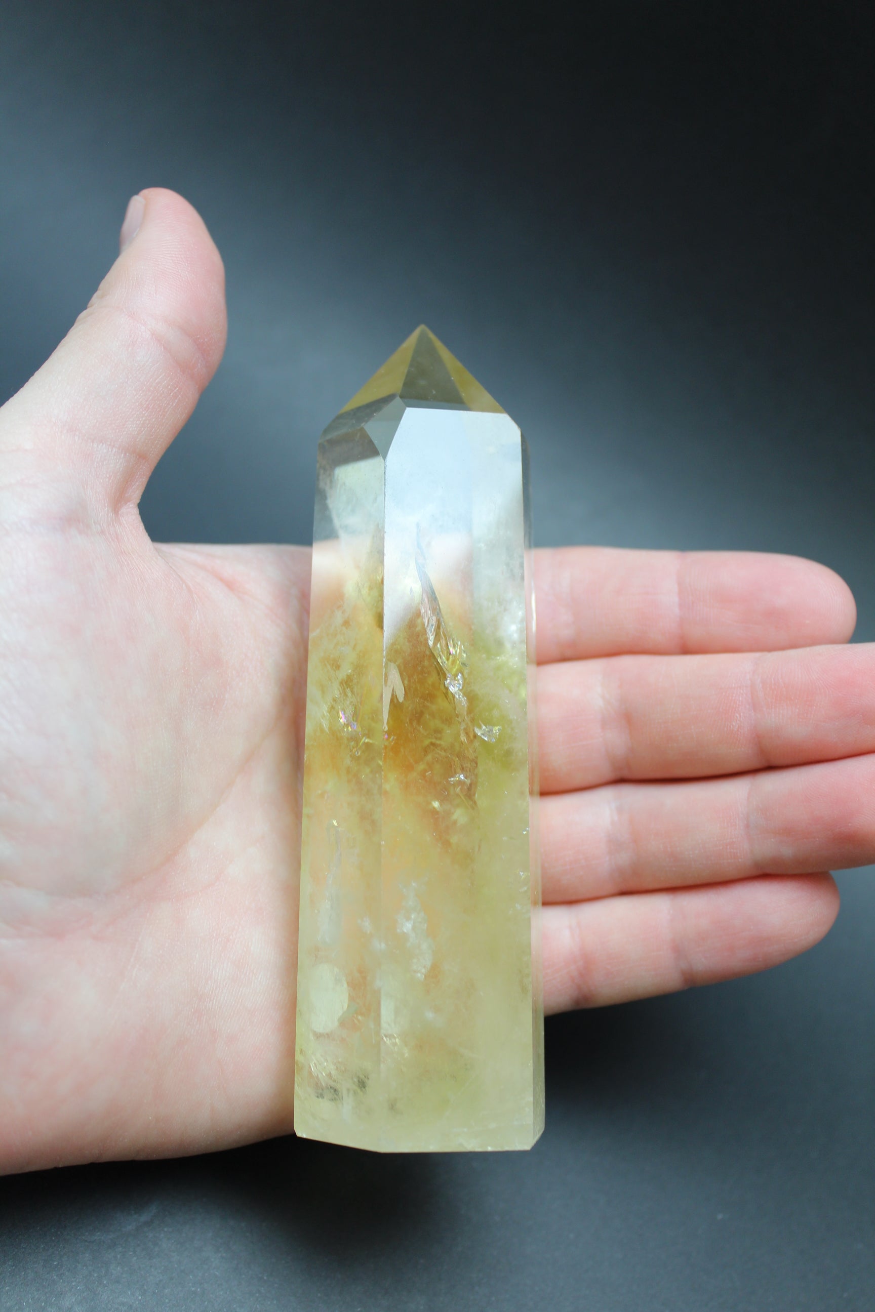 Citrin Tårn - 12cm (Nr. 2)