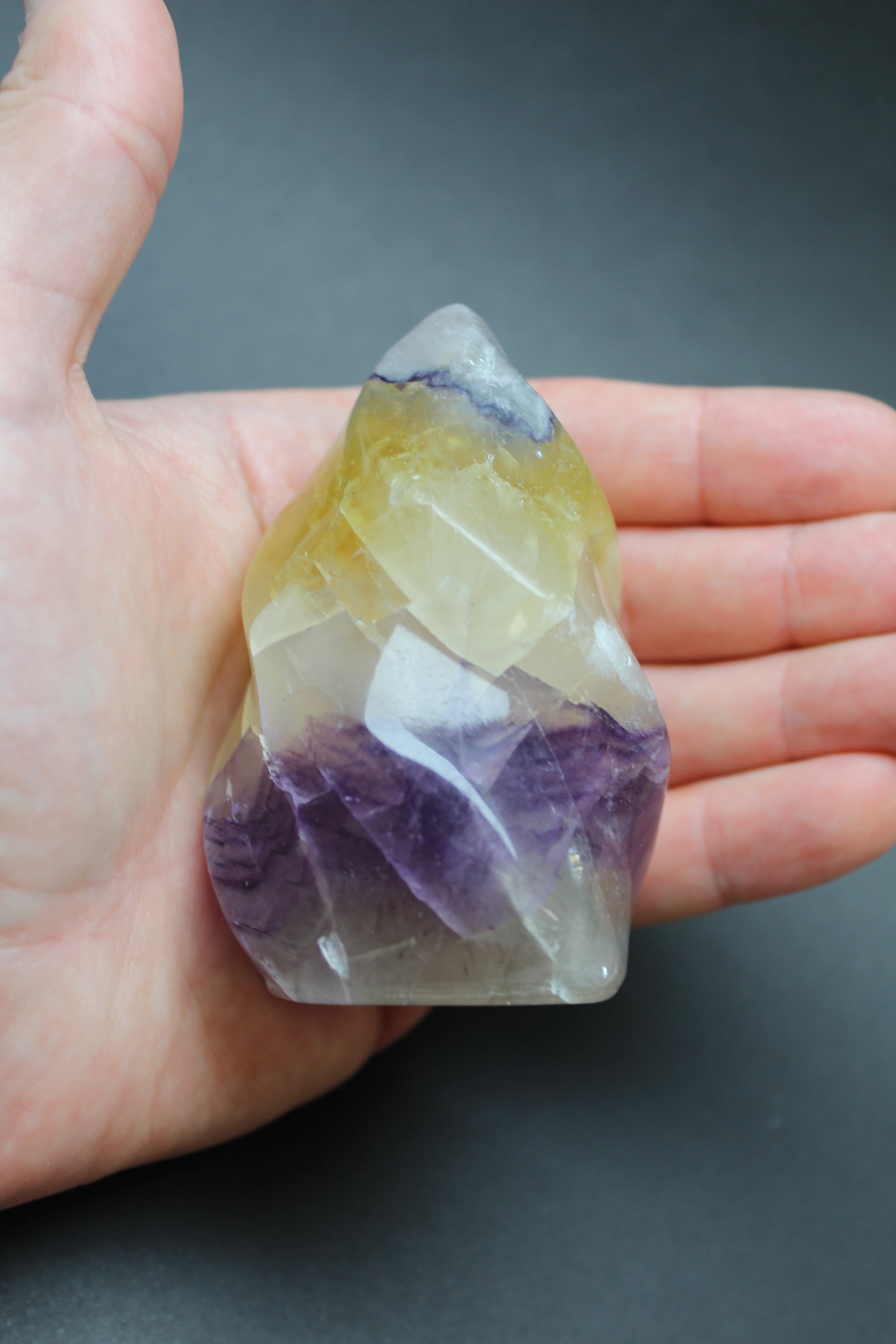 Fluorit Flamme - inkl. lysfod (USB)