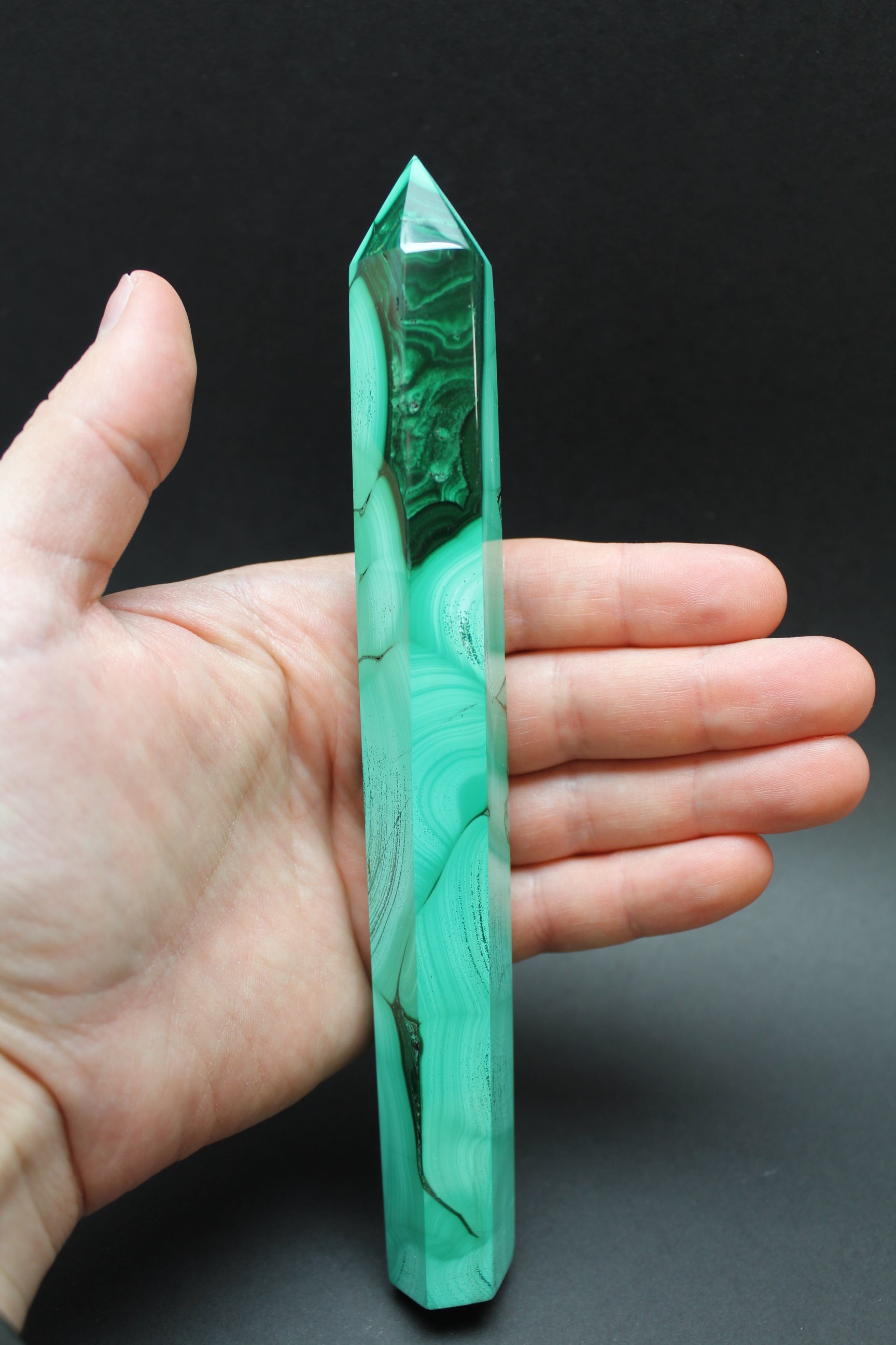 Malakit Tårn - 19cm