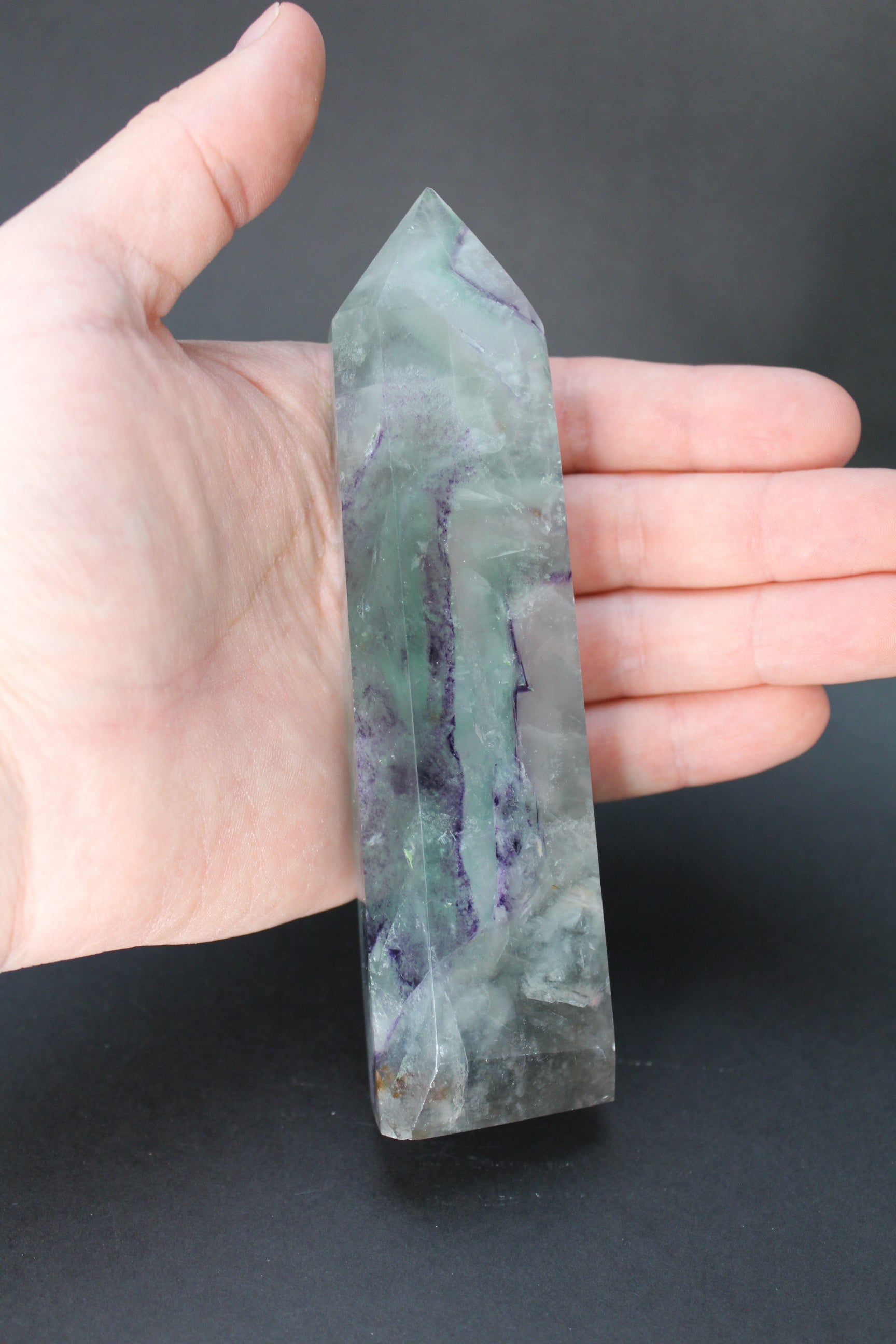 Fluorit Tårn - 14cm (Nr.12)