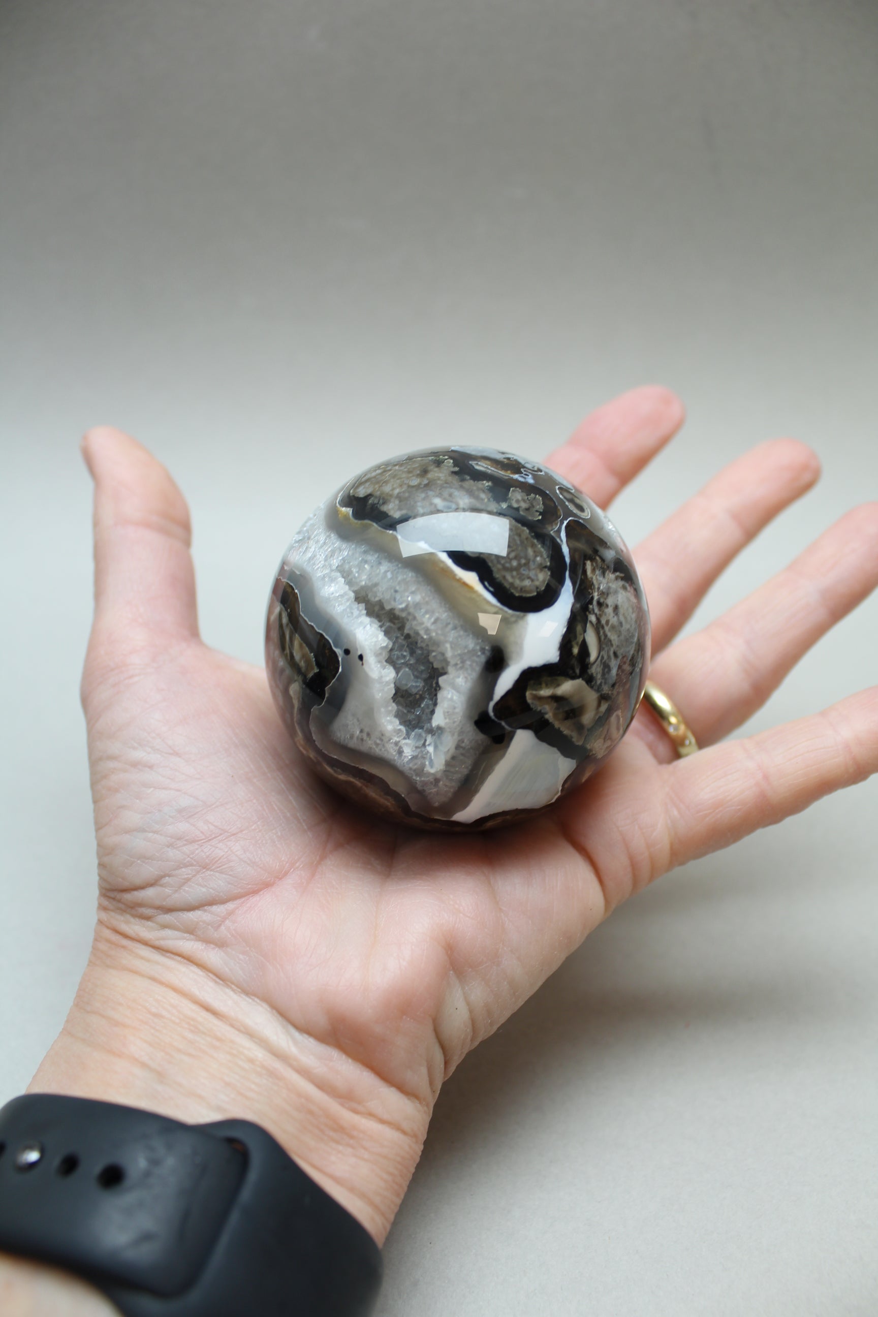 Vulkano Agat Kugle 380 gr. Nr. 1