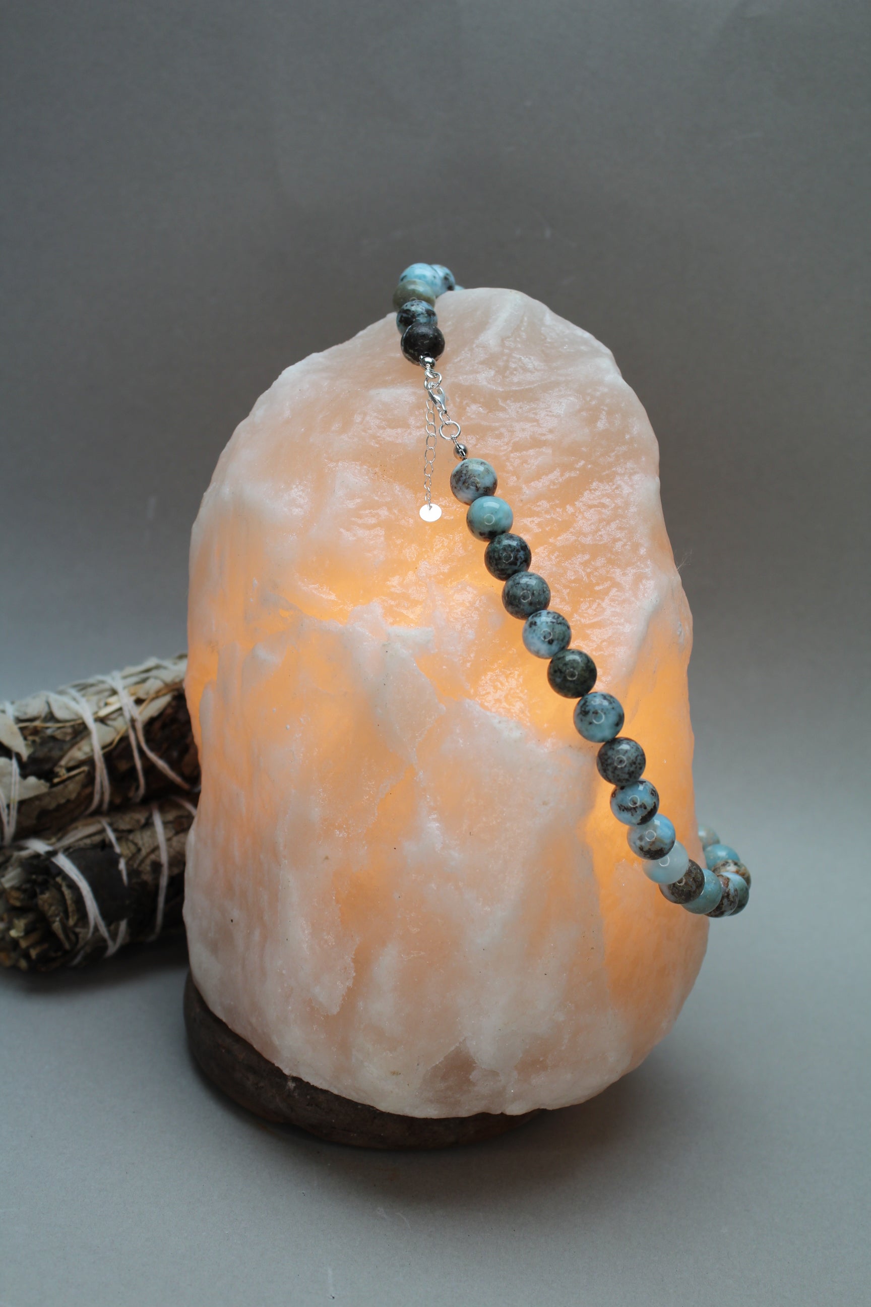 Larimar Halskæde 44-46 cm