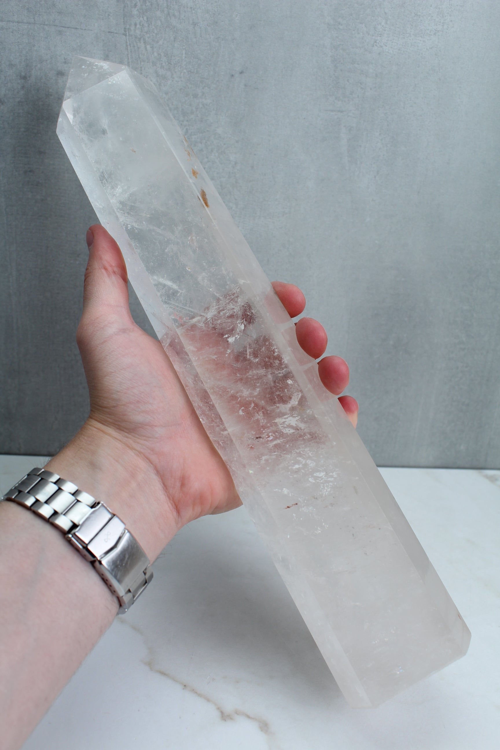 Bjergkrystal Tårn XXL - 1.9kg - 35cm (Nr. 1)