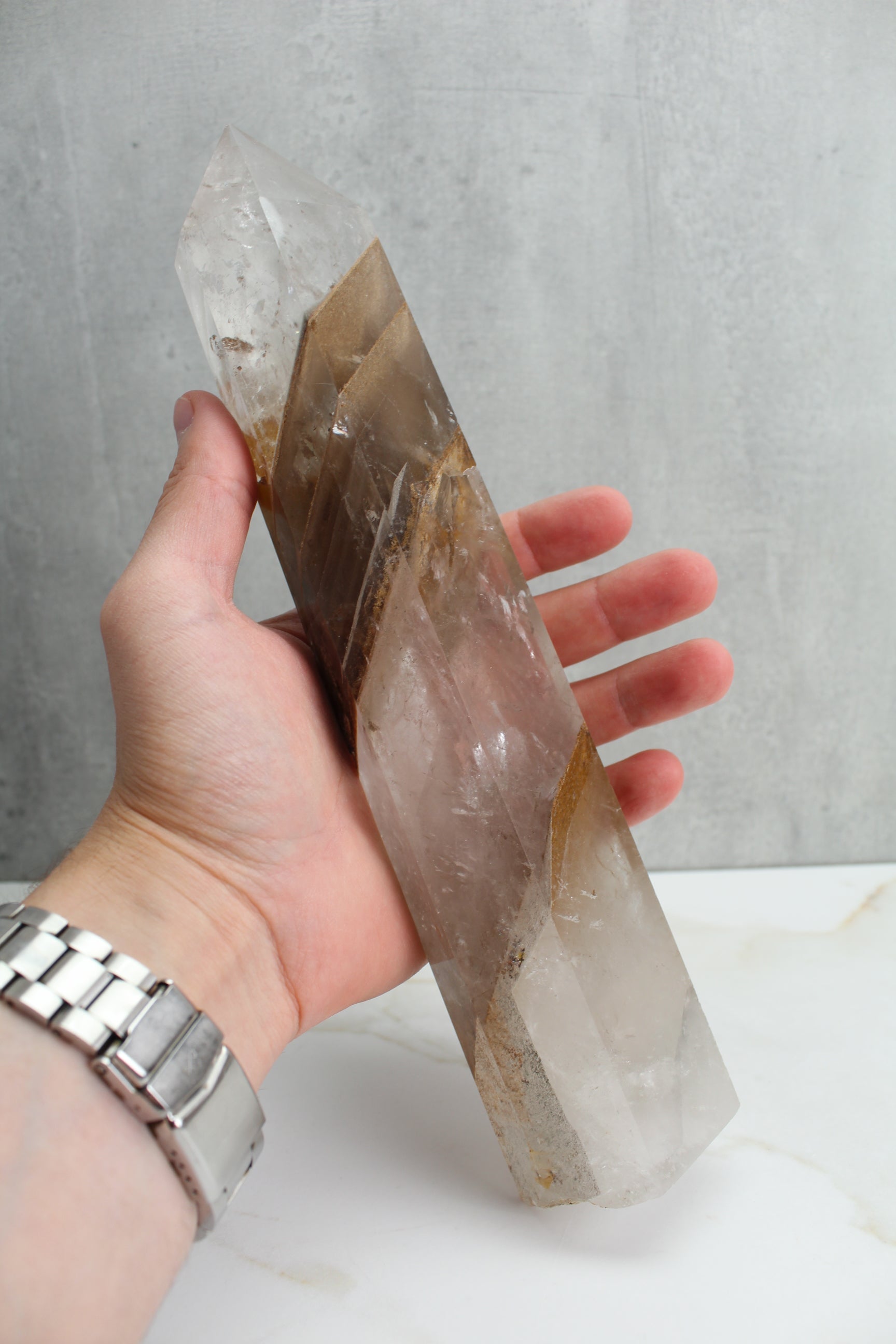 Bjergkrystal Tårn XL - 1kg - 27cm (Nr. 3)