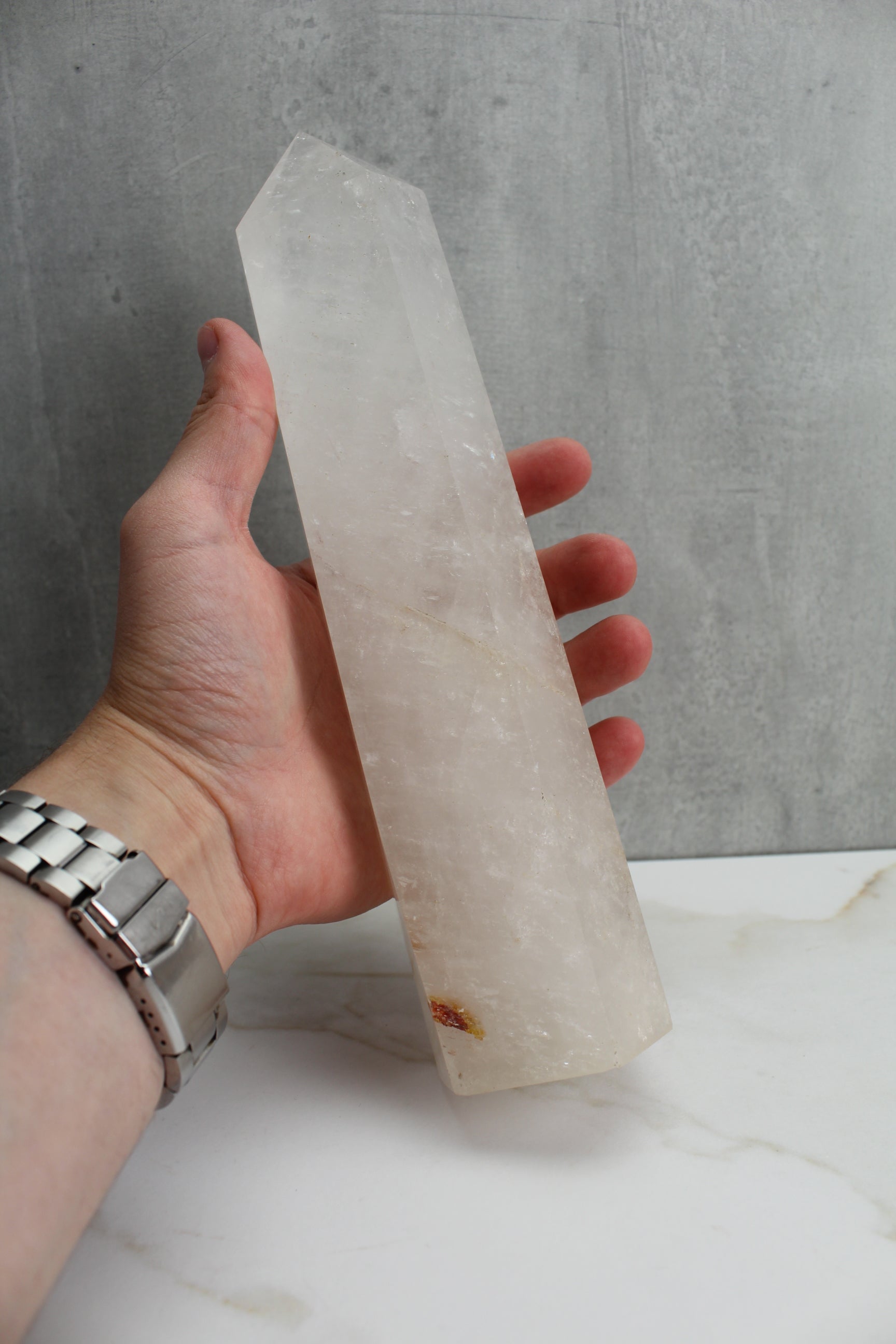 Bjergkrystal Tårn XL - 1.3kg - 25cm (Nr. 4)