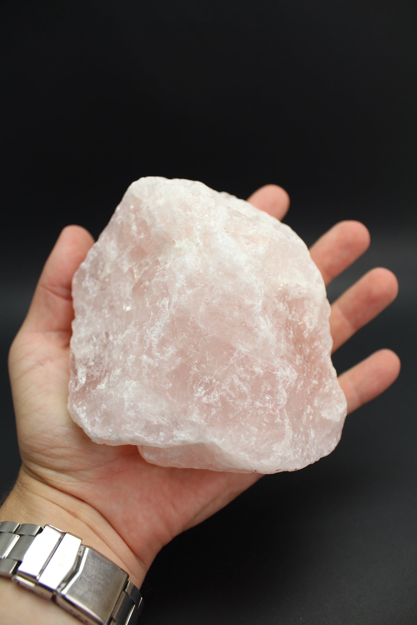 Rå Rosakvarts - 1,1kg (Nr. 5)