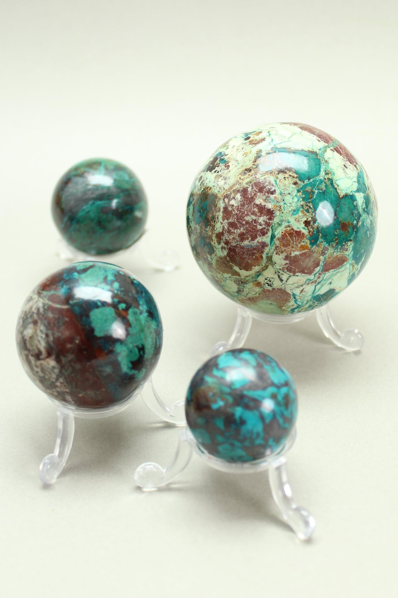 Chrysocolla kugle