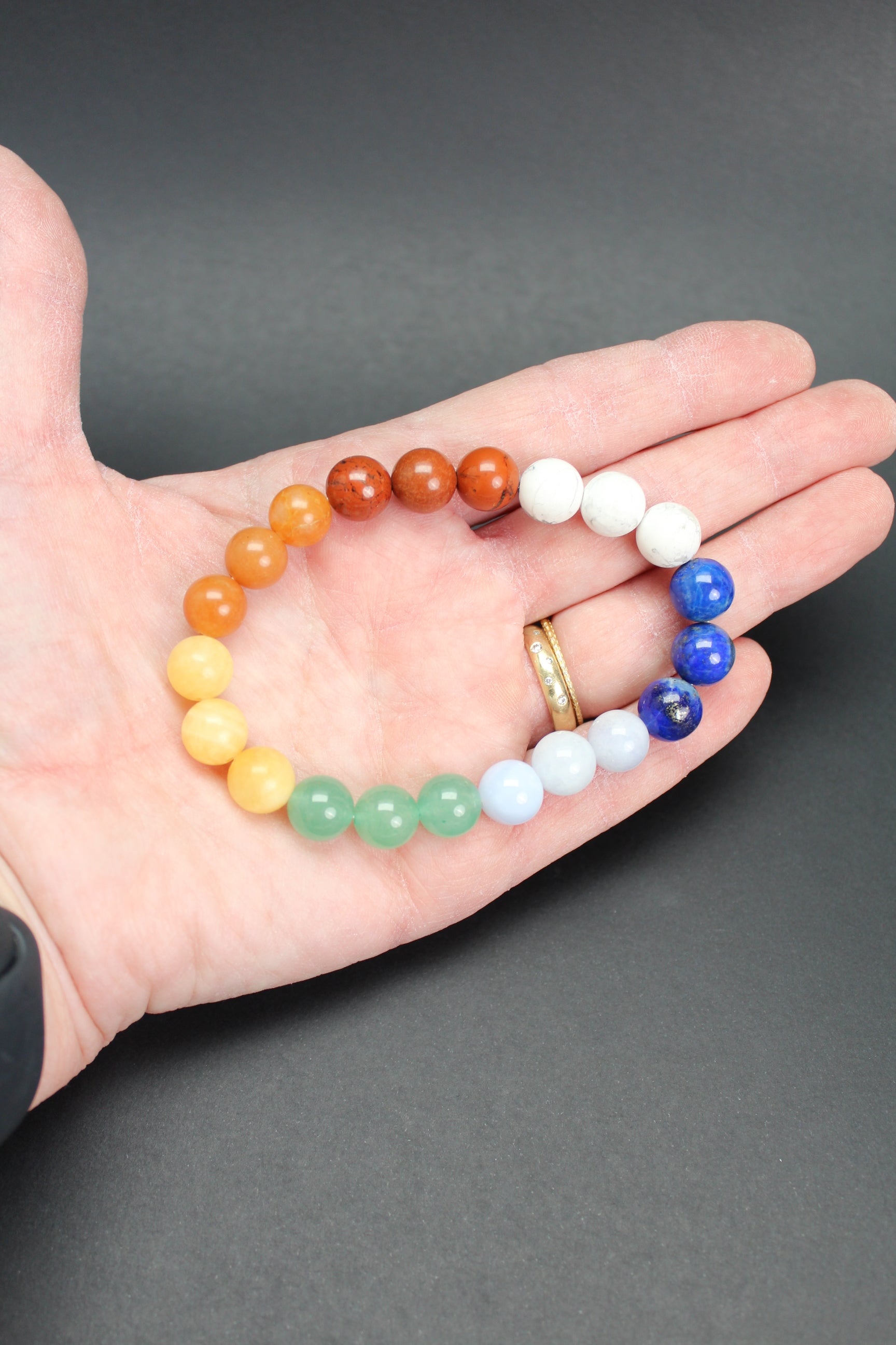 Chakra armbånd 19 cm UNIKA