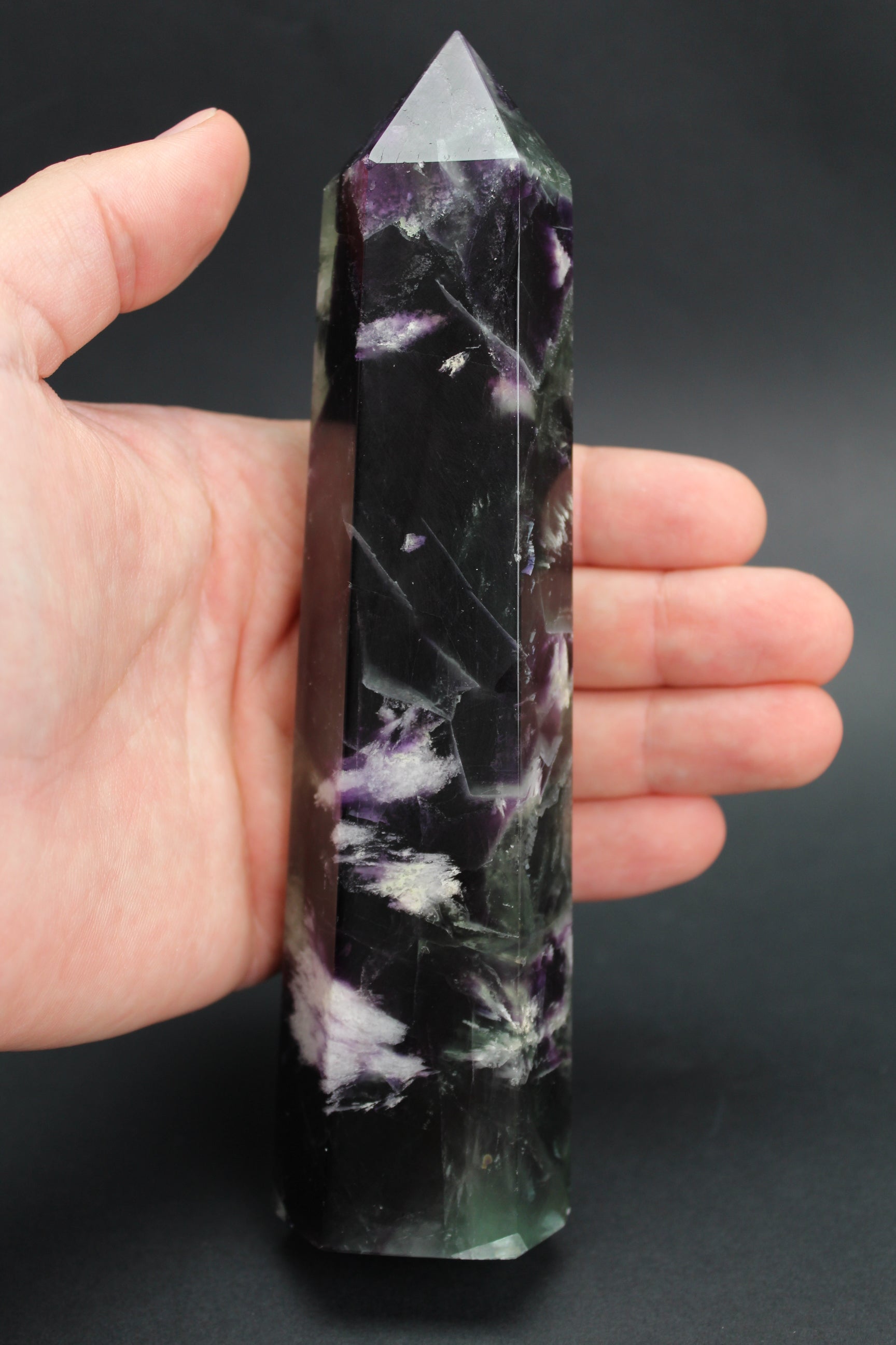 Fluorit Tårn - 17cm - 470g (Nr.13)