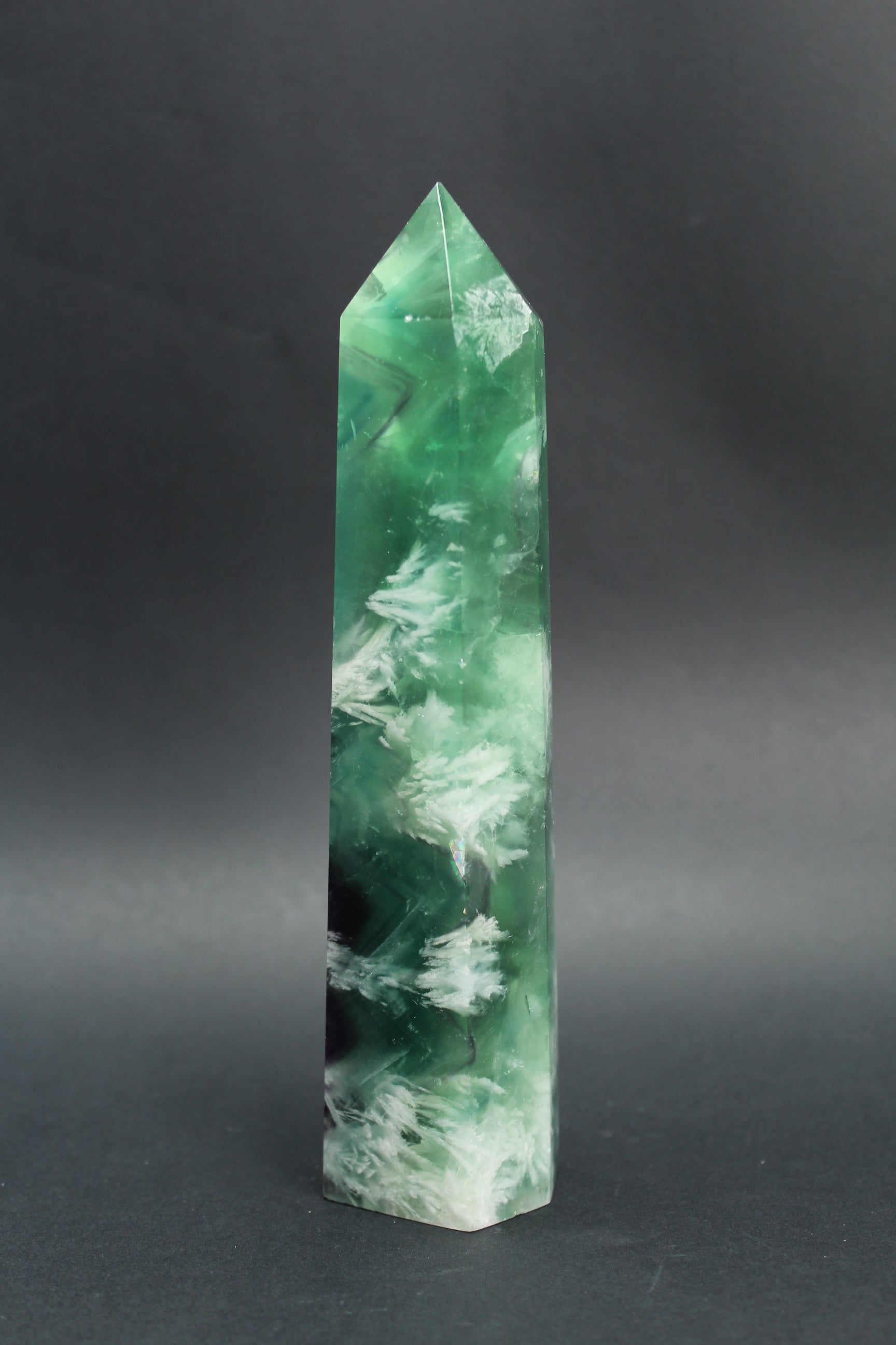 Fluorit Tårn - 17cm - 450g (Nr.14)