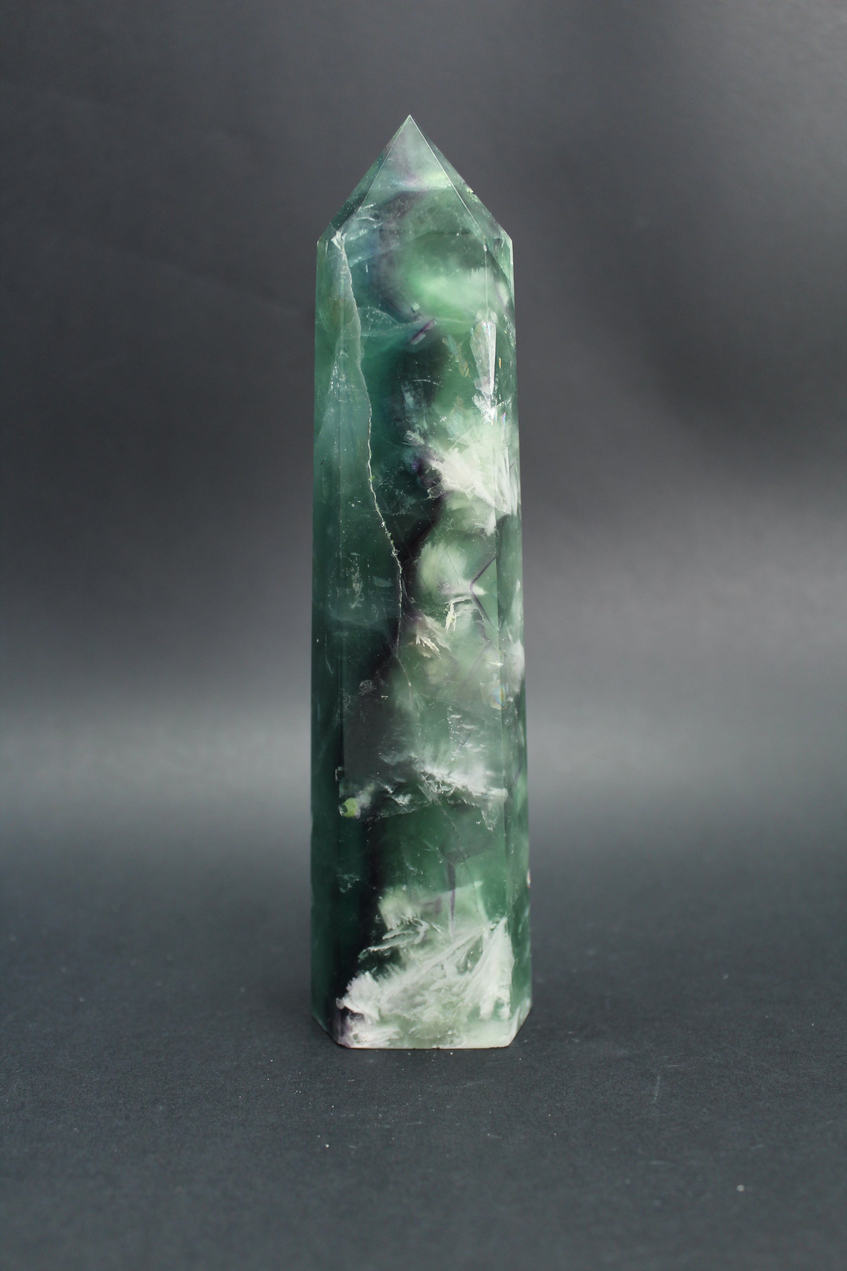 Fluorit Tårn - 17cm - 460g (Nr.18)