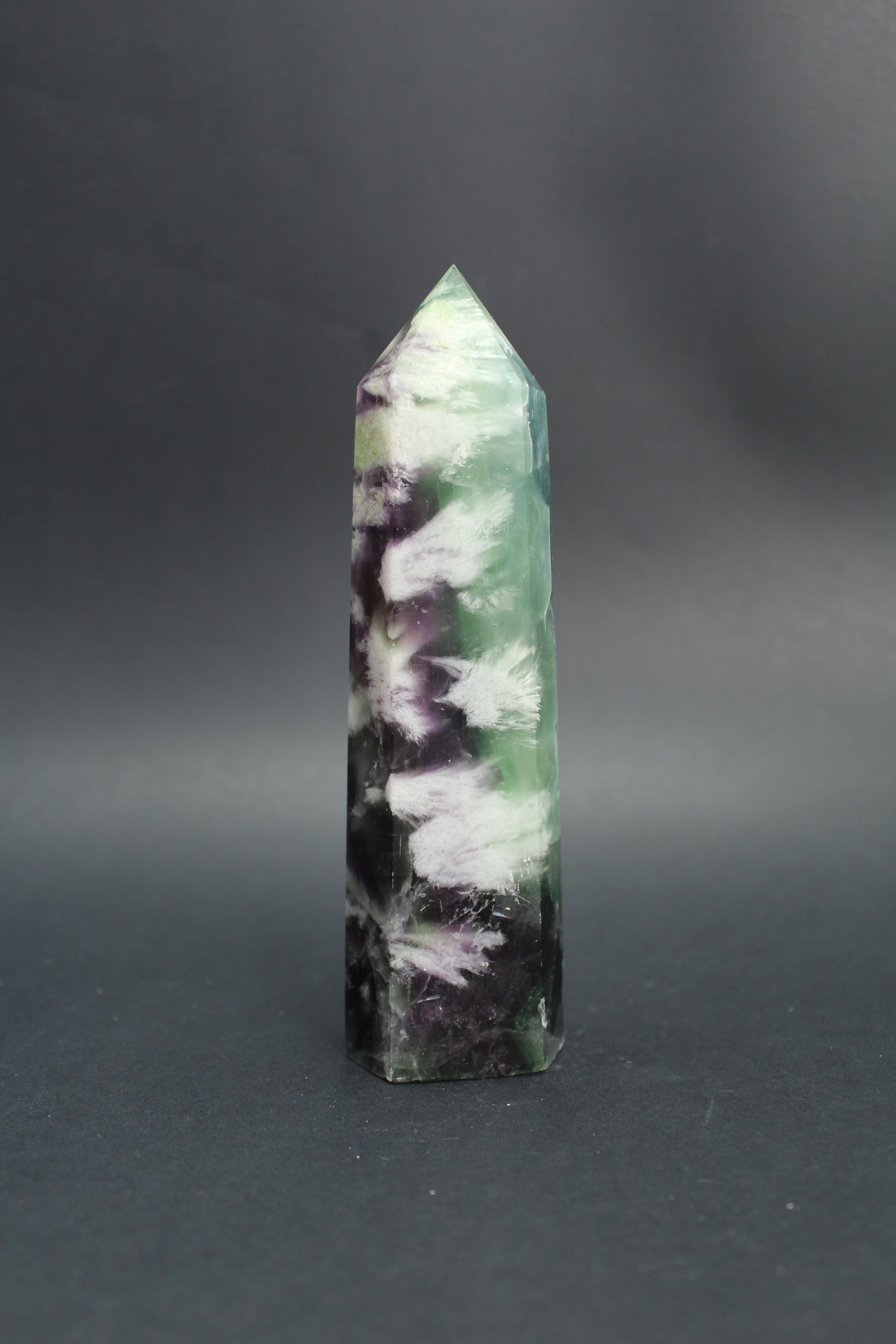 Fluorit Tårn - 14cm - 300g (Nr.19)