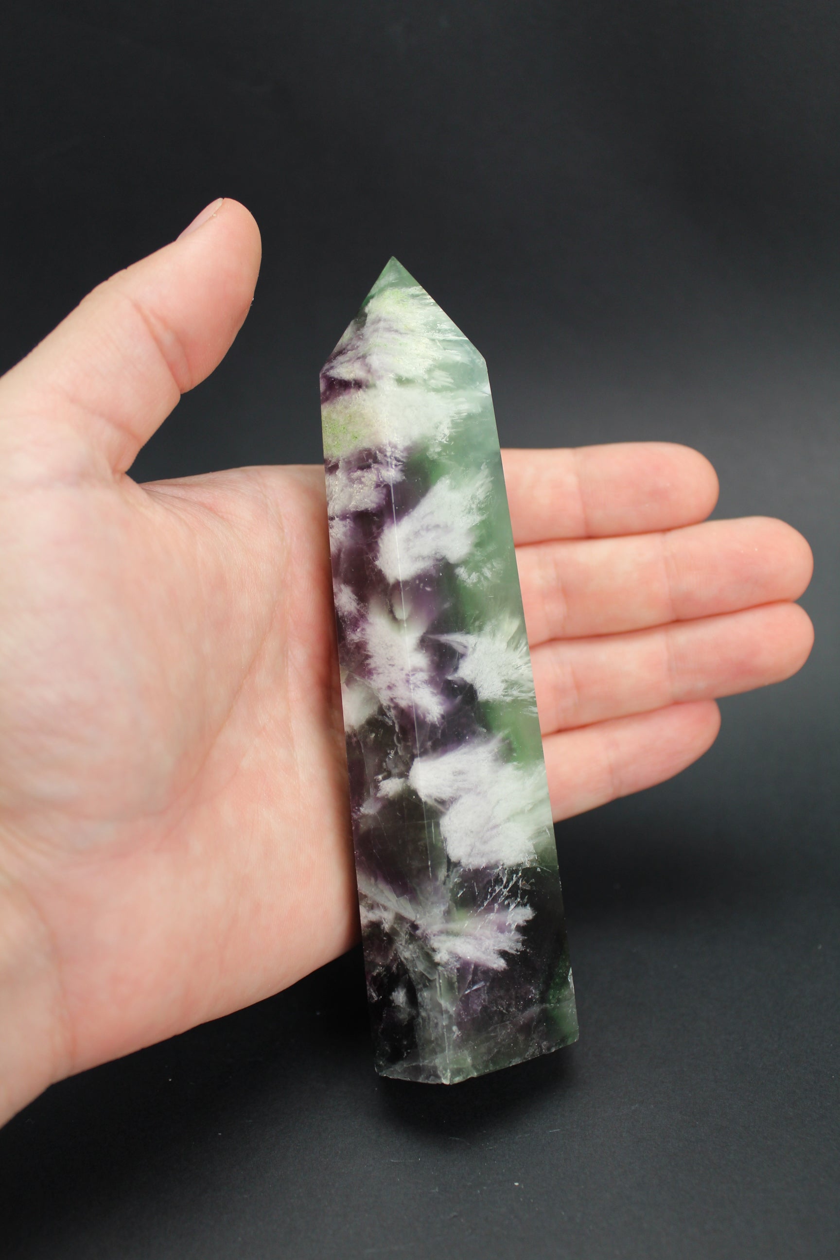Fluorit Tårn - 14cm - 300g (Nr.19)