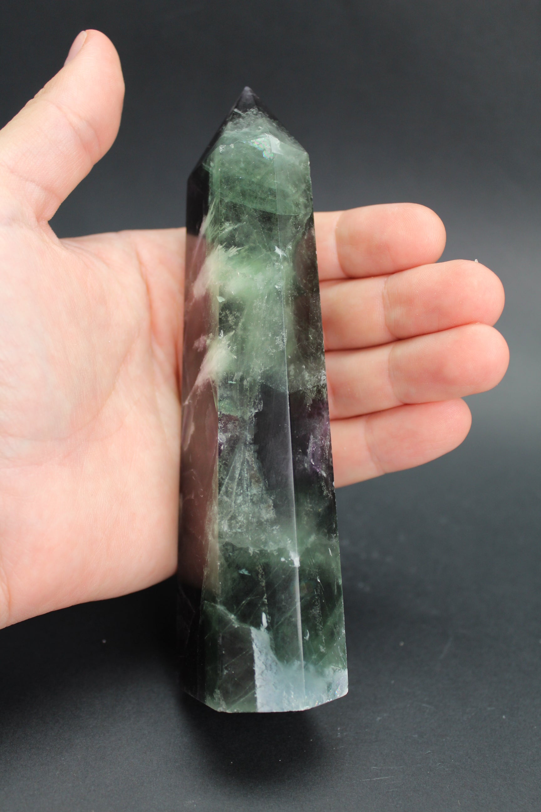 Fluorit Tårn - 15cm - 382g (Nr.23)