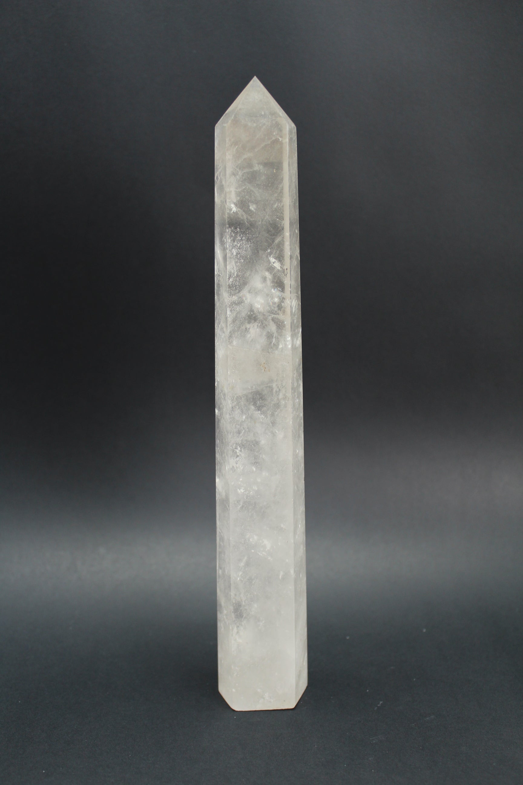 Bjergkrystal Tårn - 450g - 25cm (Nr. 8)