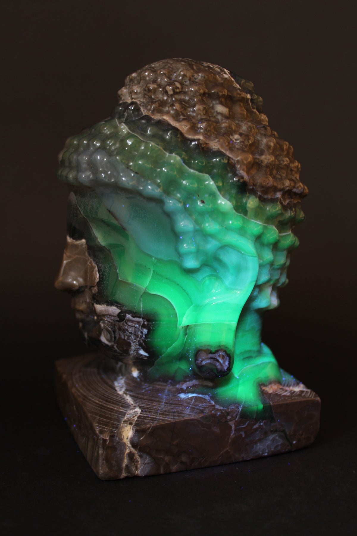 Vulkano Agat Buddha – UNIKA