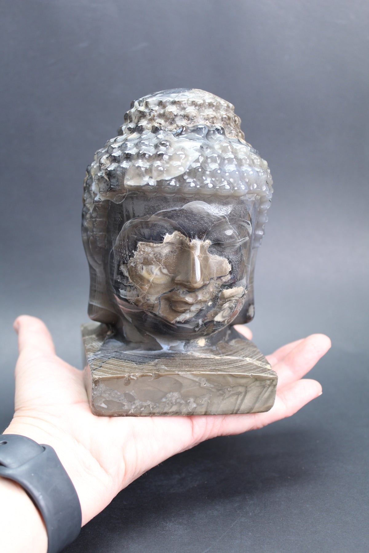 Vulkano Agat Buddha – UNIKA