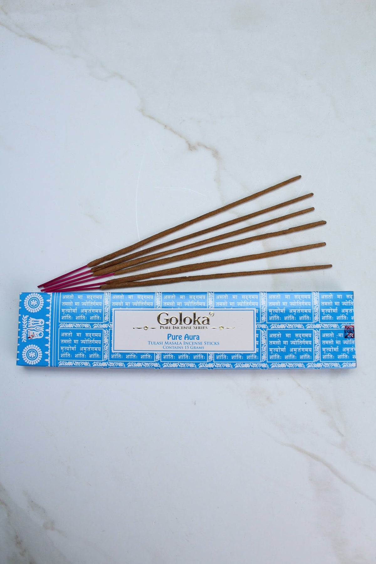 Goloka Pure Aura Tulsi Masala Røgelse