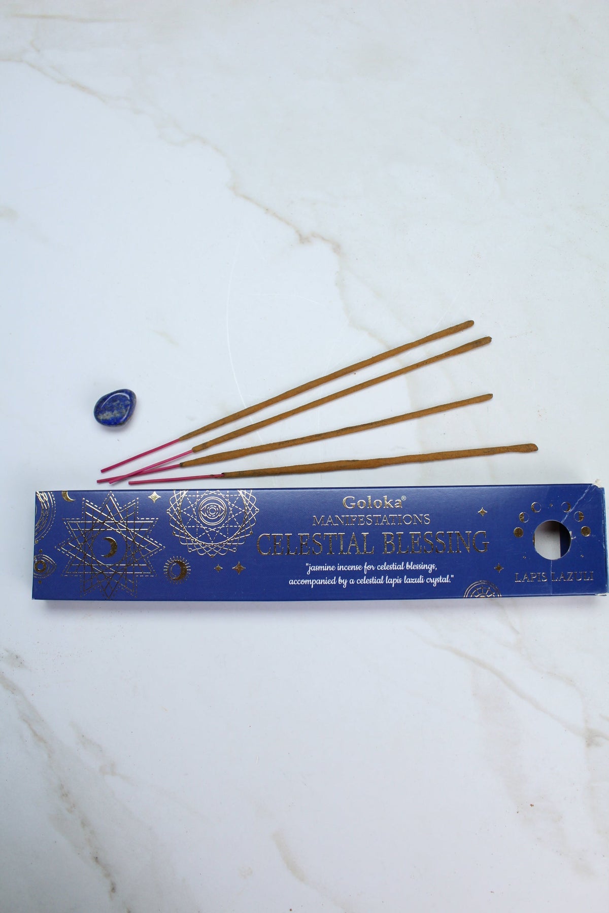 Celestial Blessing Røgelse med Lapis Lazuli