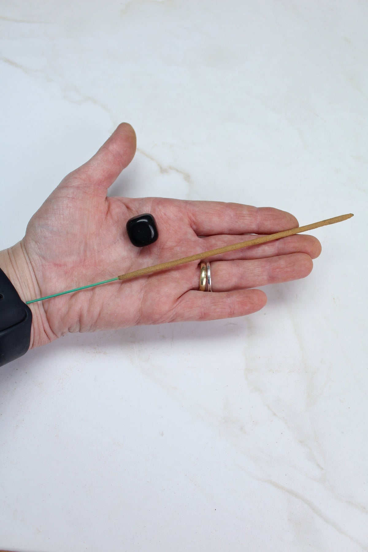 Aura Protection Røgelse med Sort Obsidian