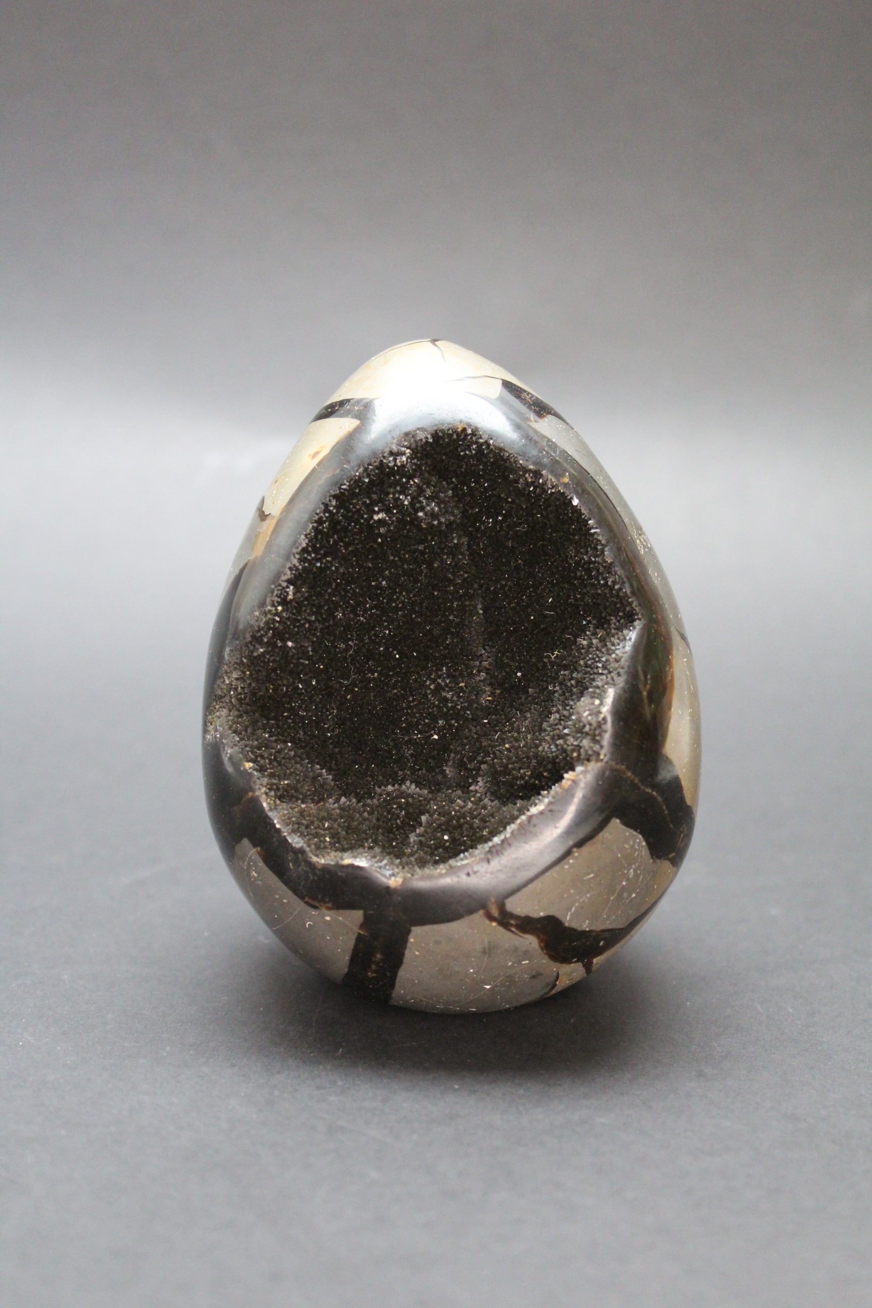 drageæg i sort septarie