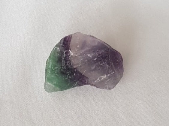 Fluorit Regnbue Rå