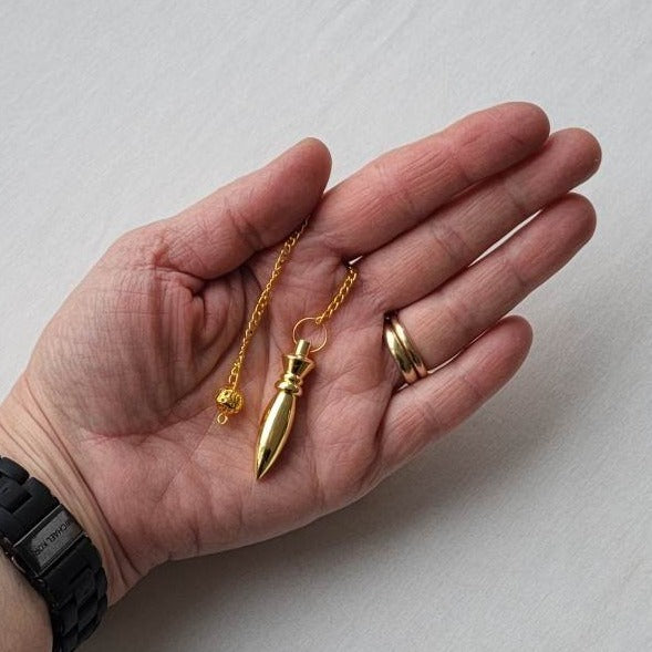 Pendul Gold Pointed