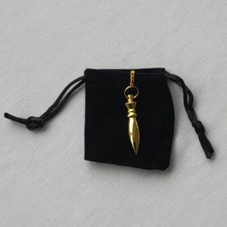 Pendul Gold Pointed
