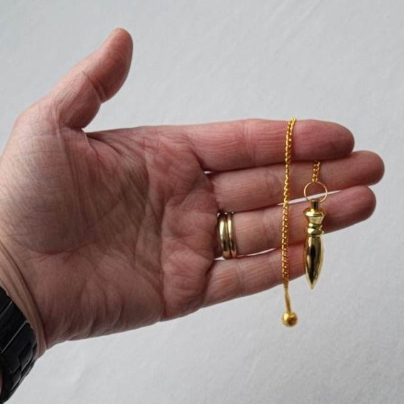 Pendul Gold Pointed