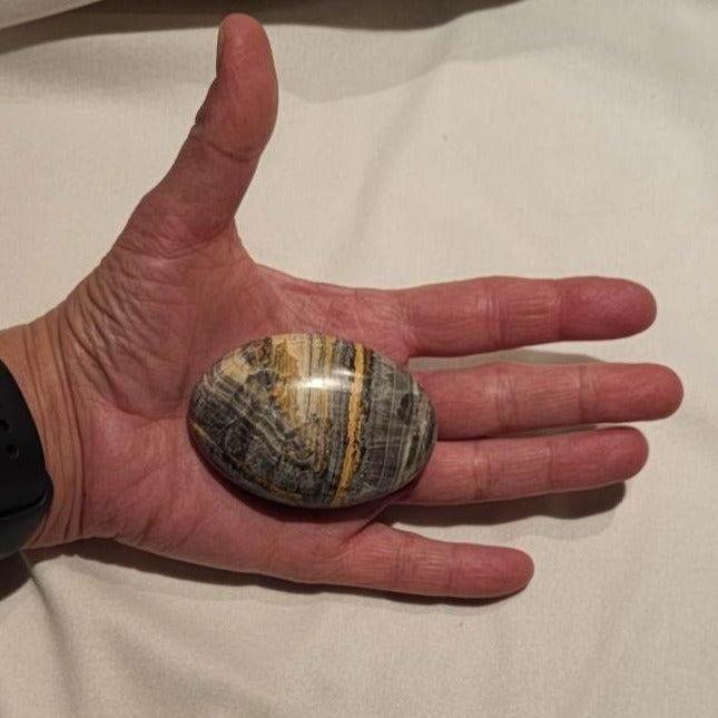 Calcit Grå Palmstone