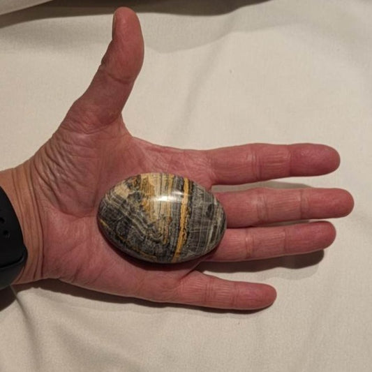 Calcit Grå Palmstone