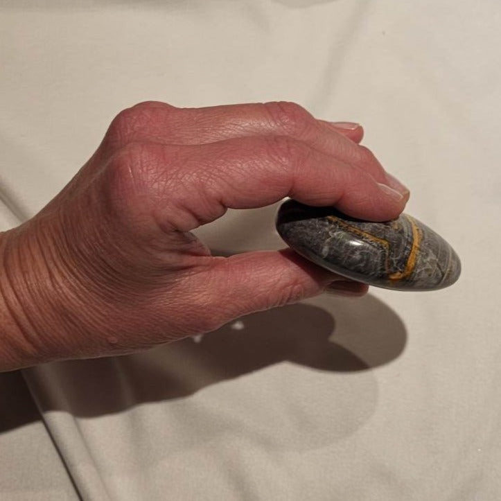 Calcit Grå Palmstone